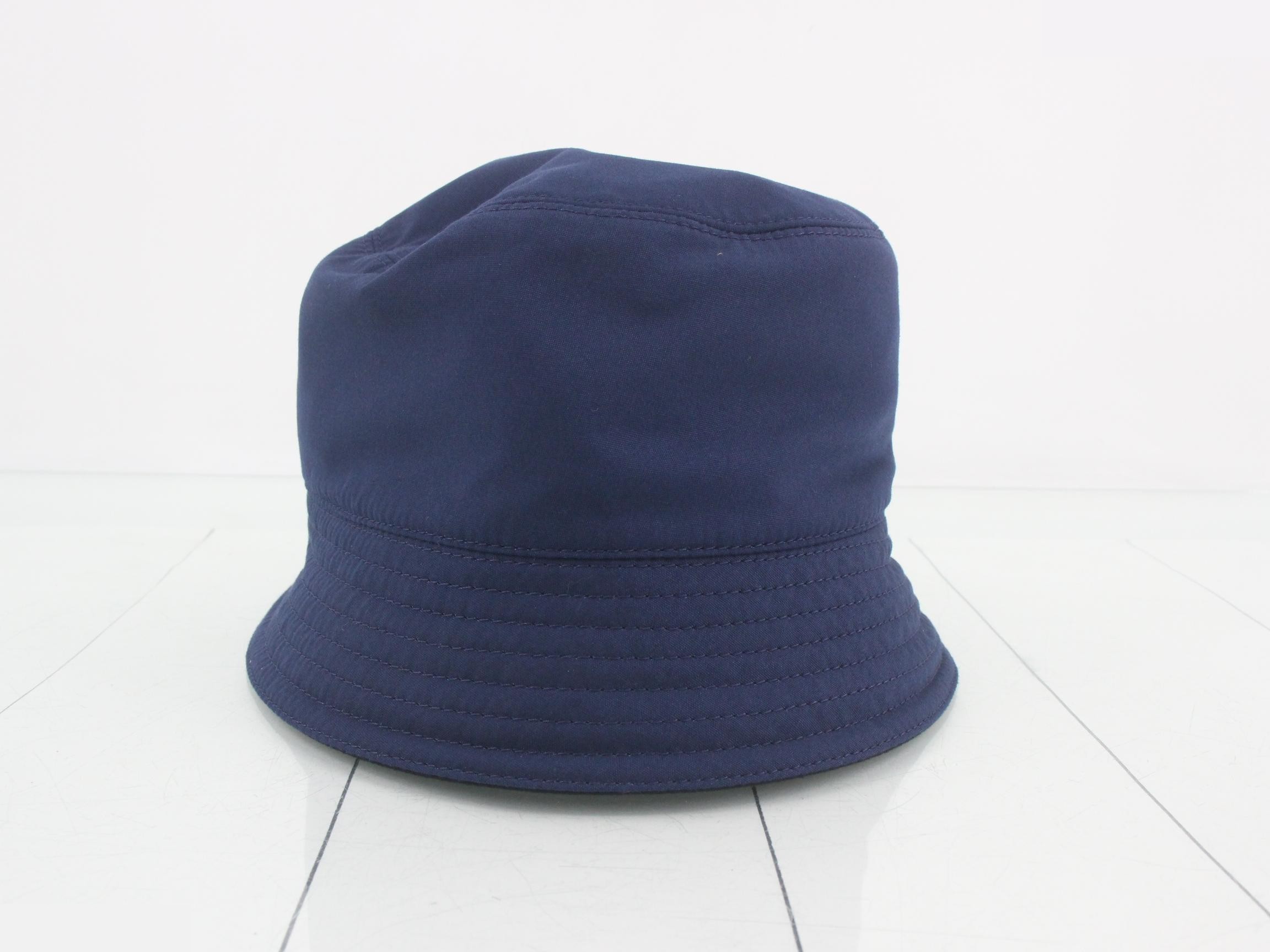Logo Bucket Hat, Reversible, Navy/Black — view 2