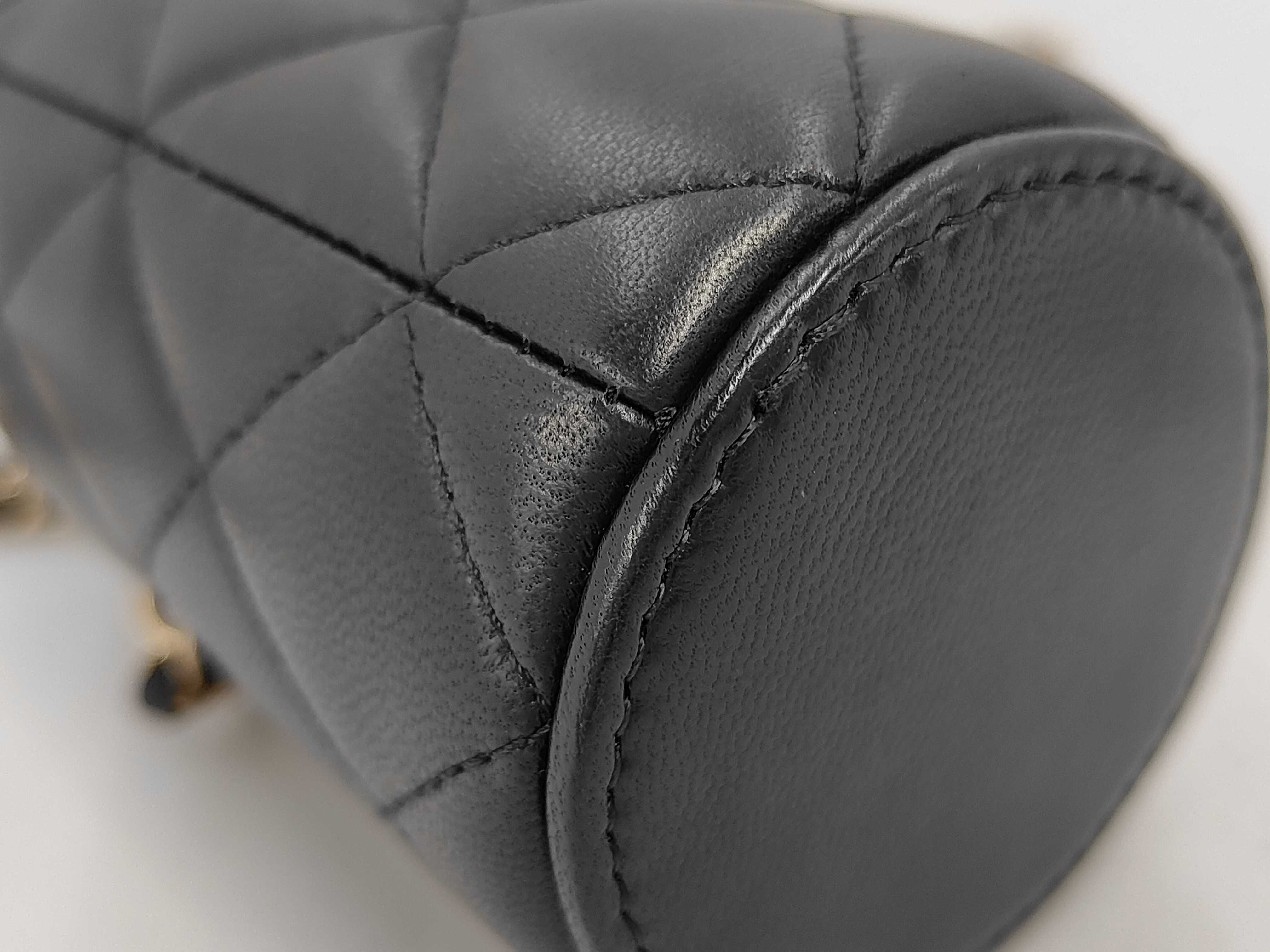 Matelasse Mini Bucket Shoulder Bag — view 3