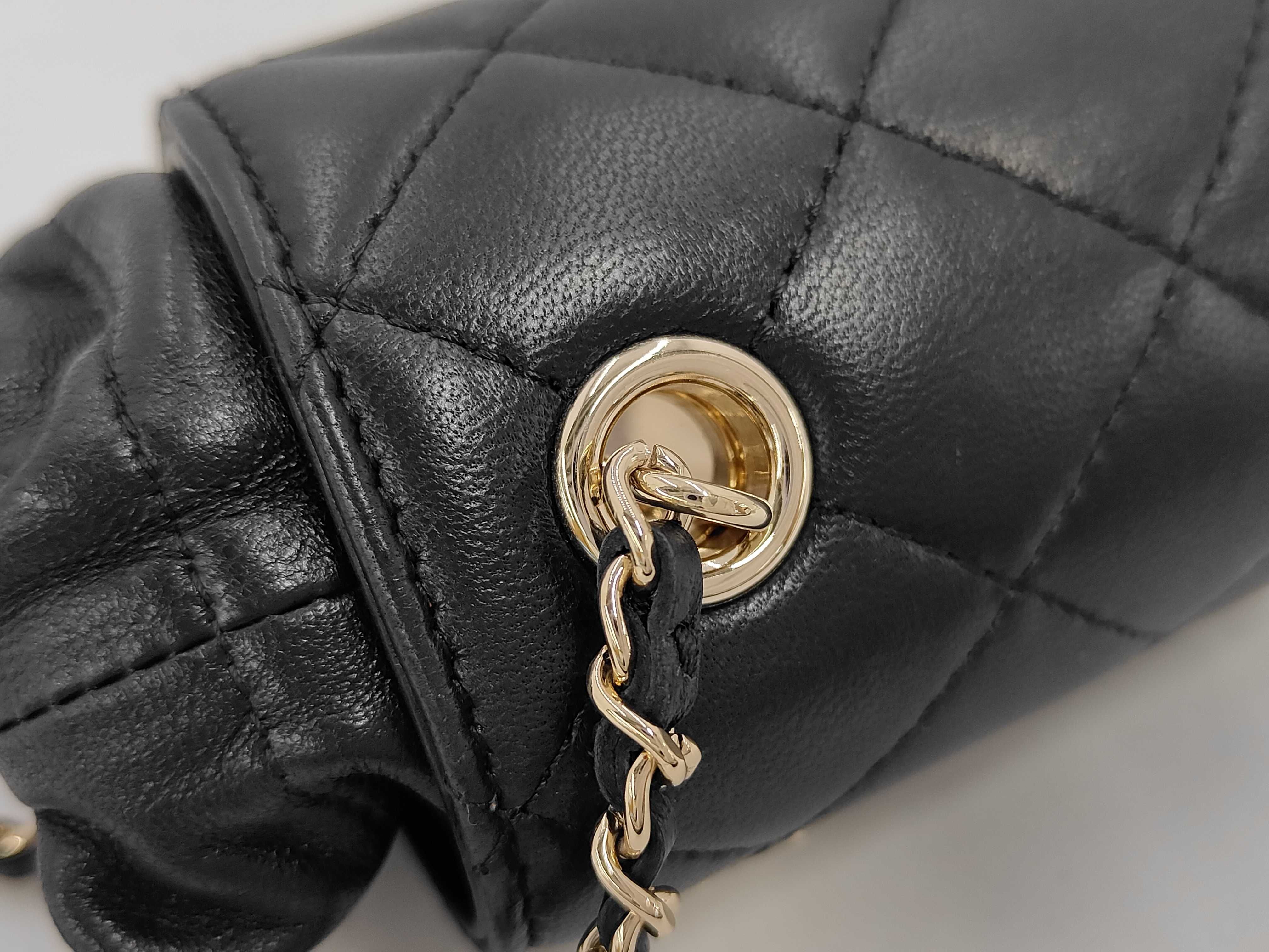 Matelasse Mini Bucket Shoulder Bag — view 7