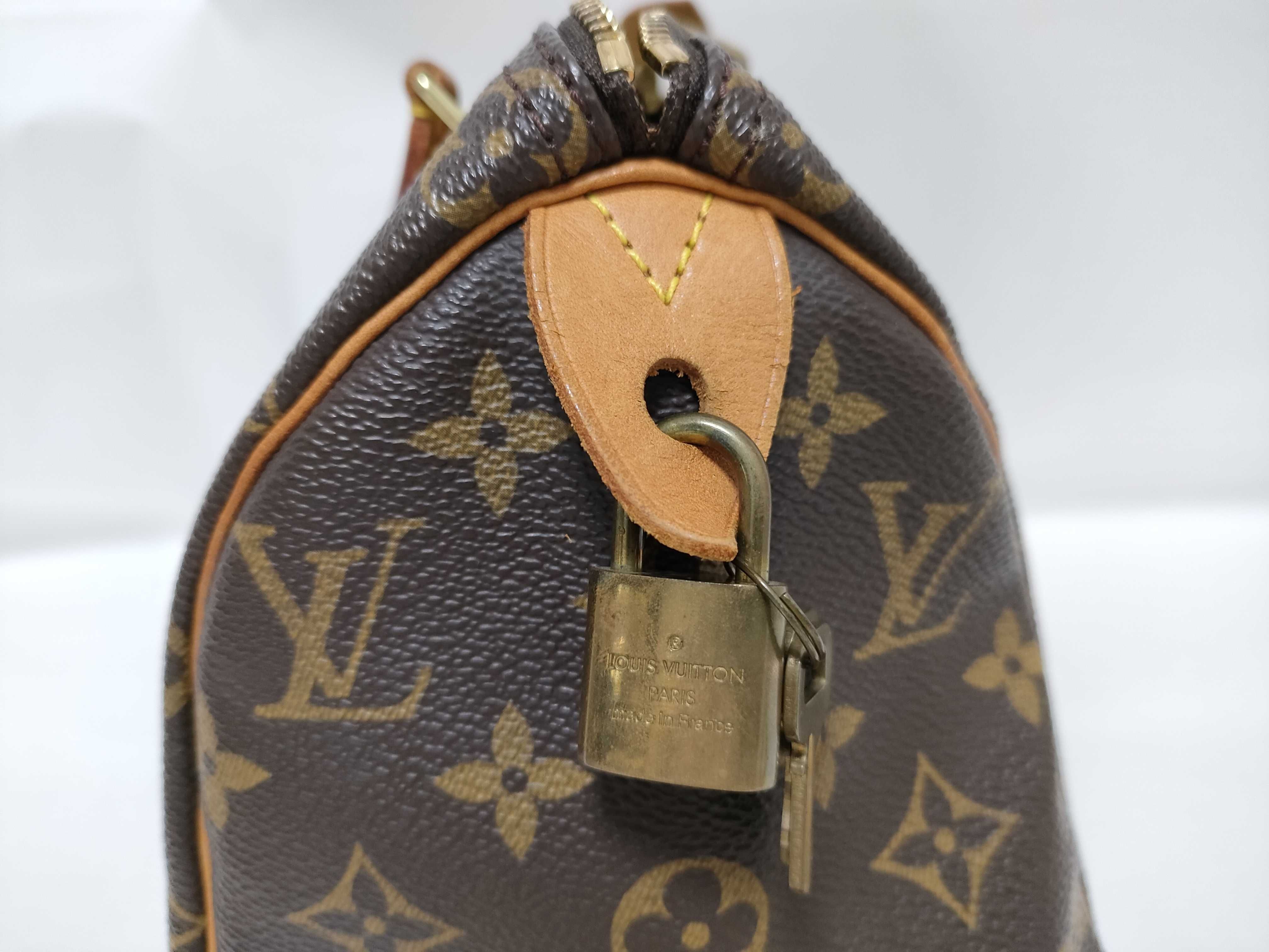 Monogram Louis Vuitton Speedy 25 M41528 SP0968 Boston Bag — view 14