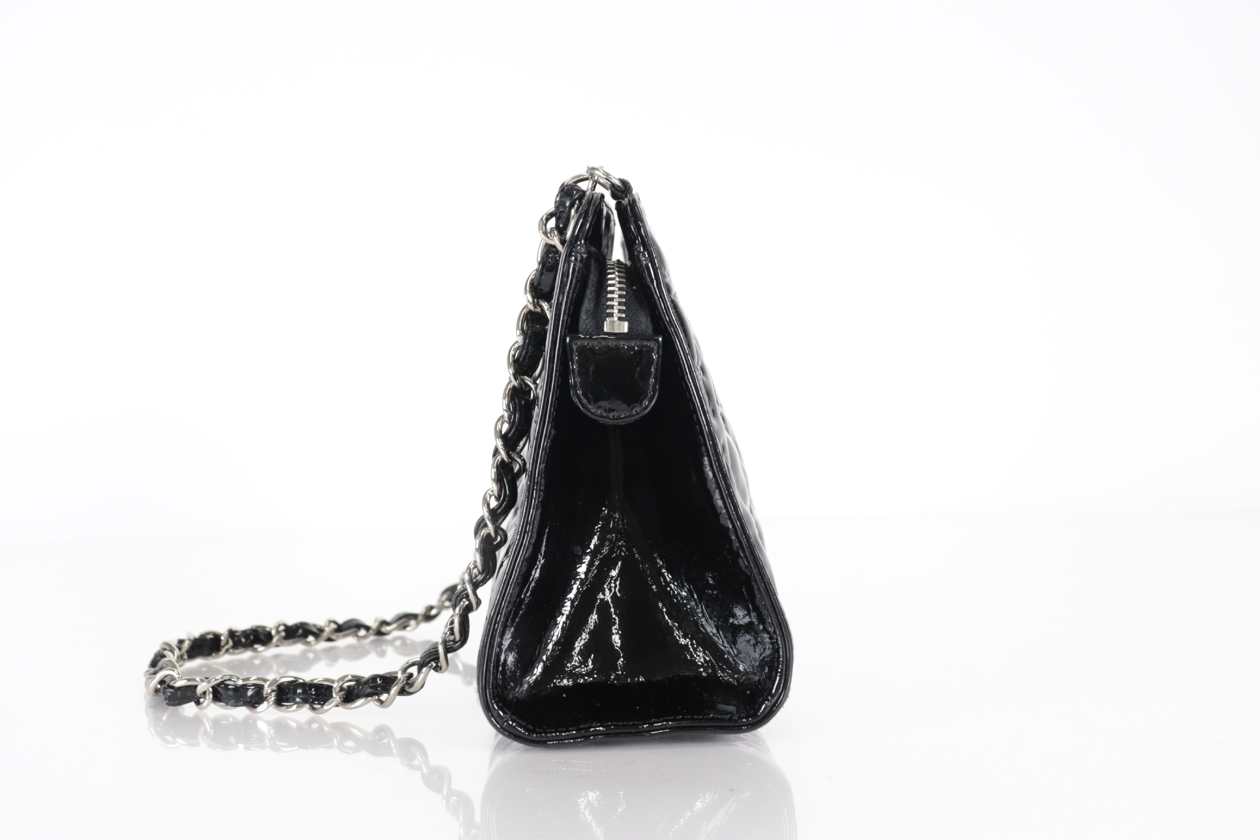 Icon Enamel Chain Shoulder Bag (No. 11) — view 5