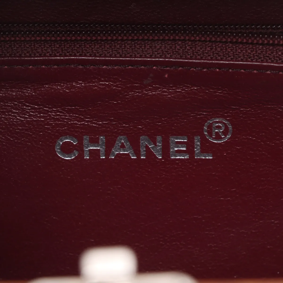 [Individually wrapped] Chanel Cocomark Wood x Leather Vanity Bag Brown Silver Hardware External Repair Available — view 8