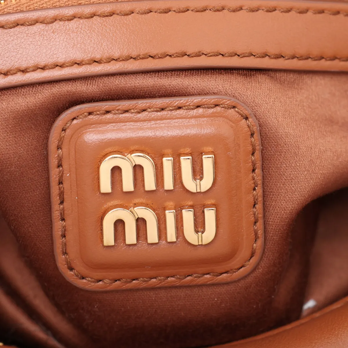 Arcadi Leather 2-Way Handbag, Brown 5BB142 — view 10