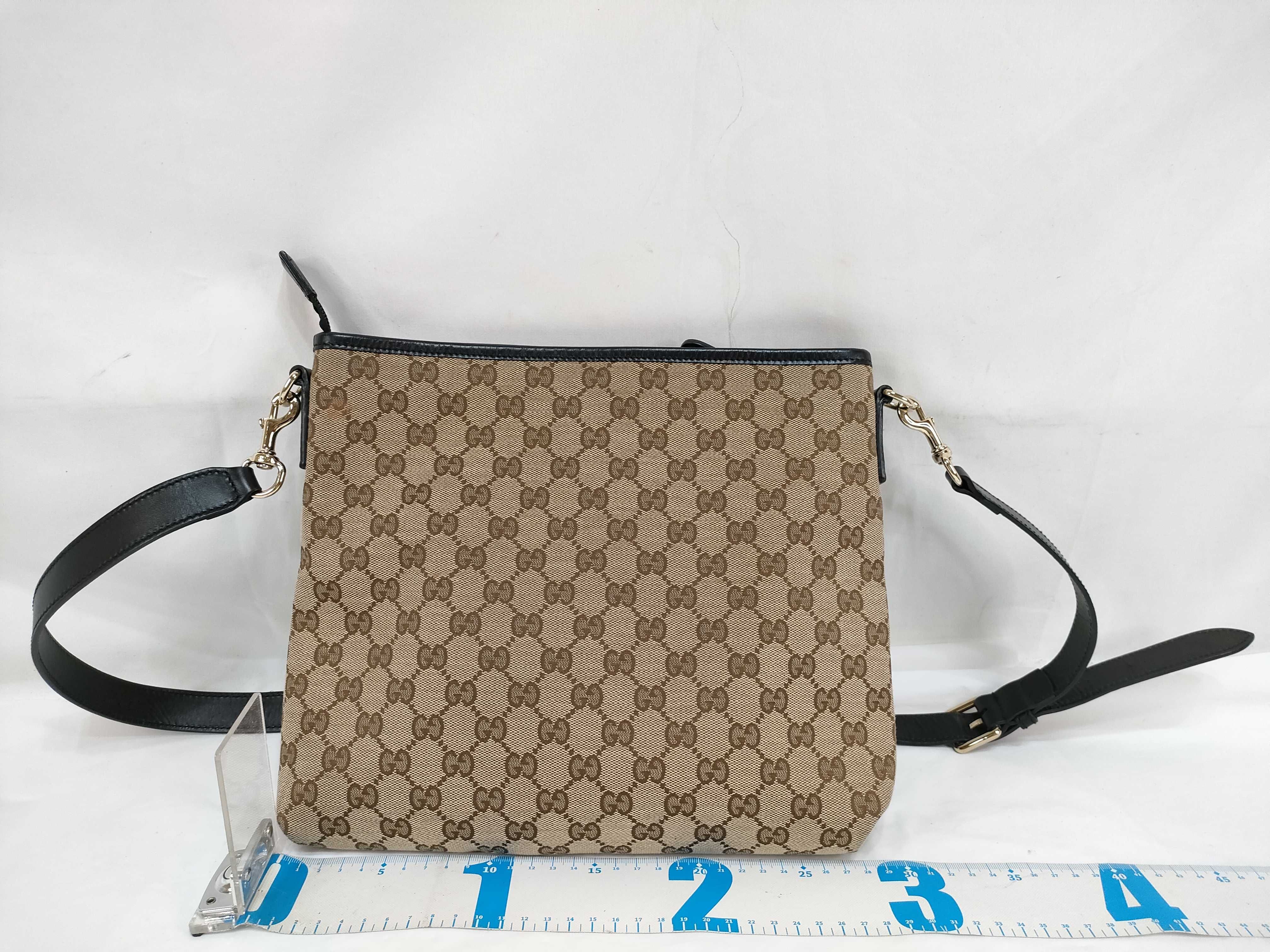GG Canvas Shoulder Bag, Sherry, Brown, 388962 — view 2