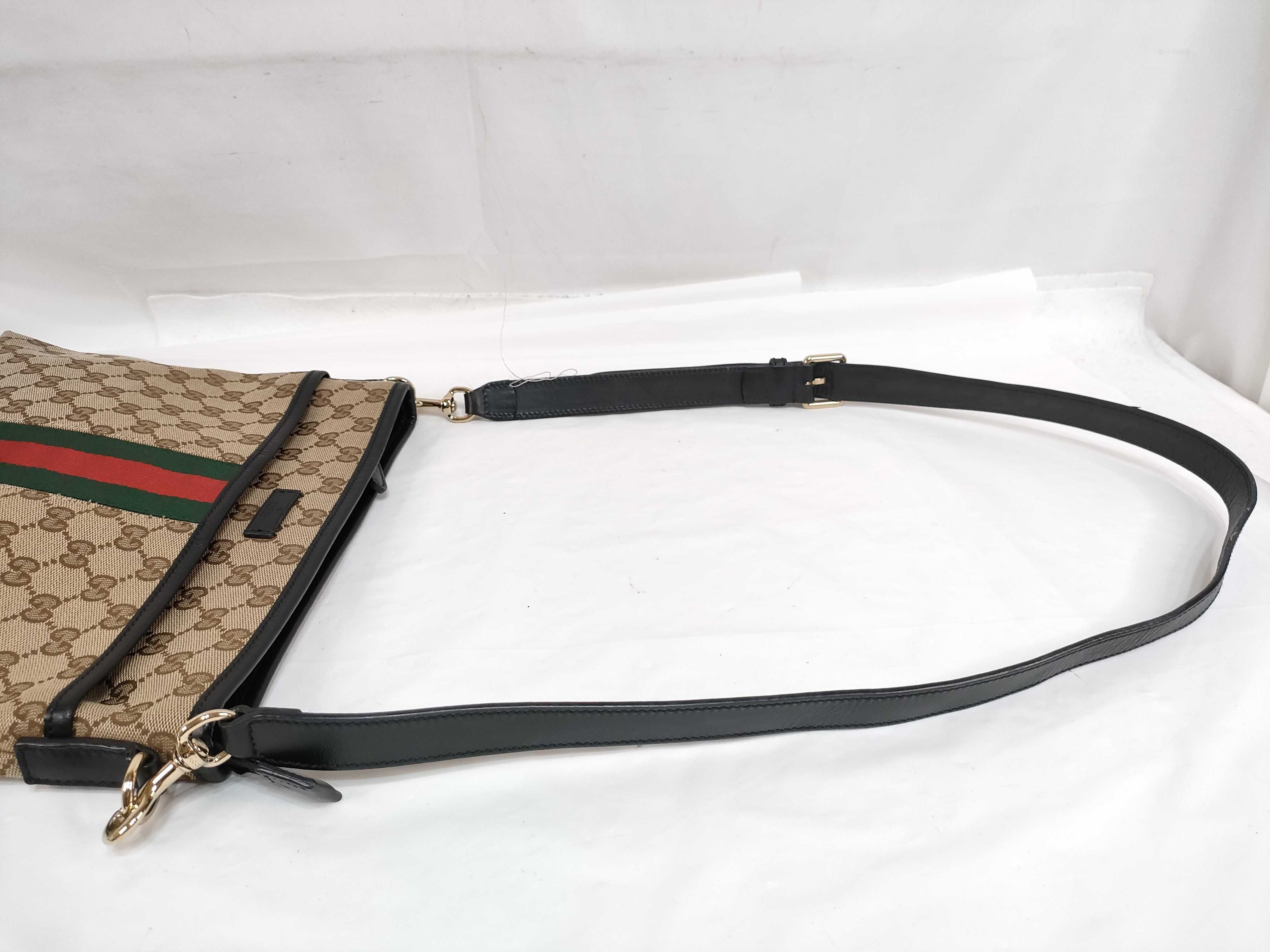 GG Canvas Shoulder Bag, Sherry, Brown, 388962 — view 3