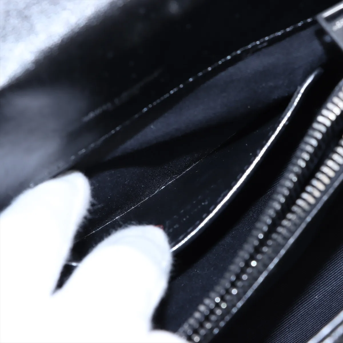 College Leather 2WAY Handbag Black 600279 — view 11