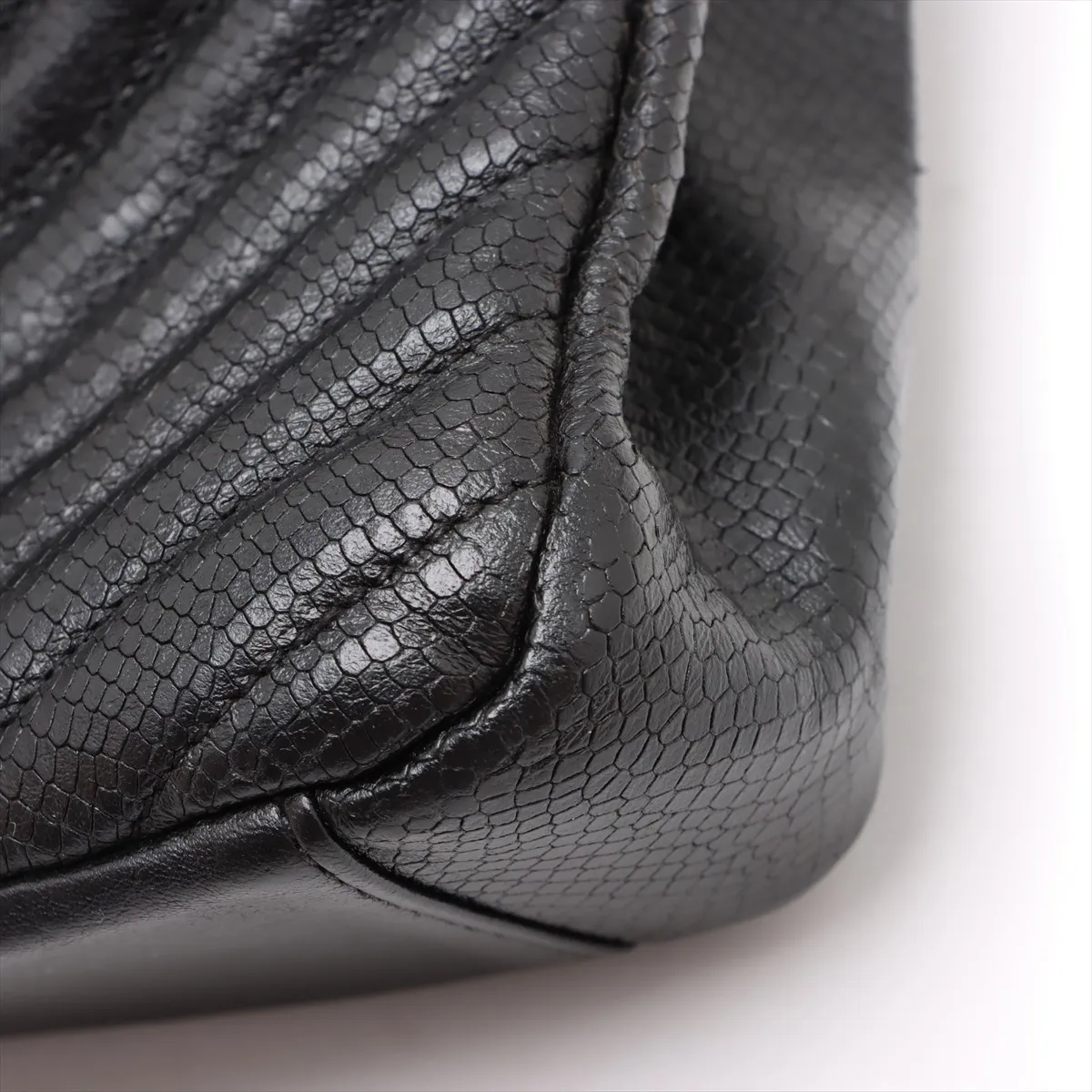 College Leather 2WAY Handbag Black 600279 — view 15