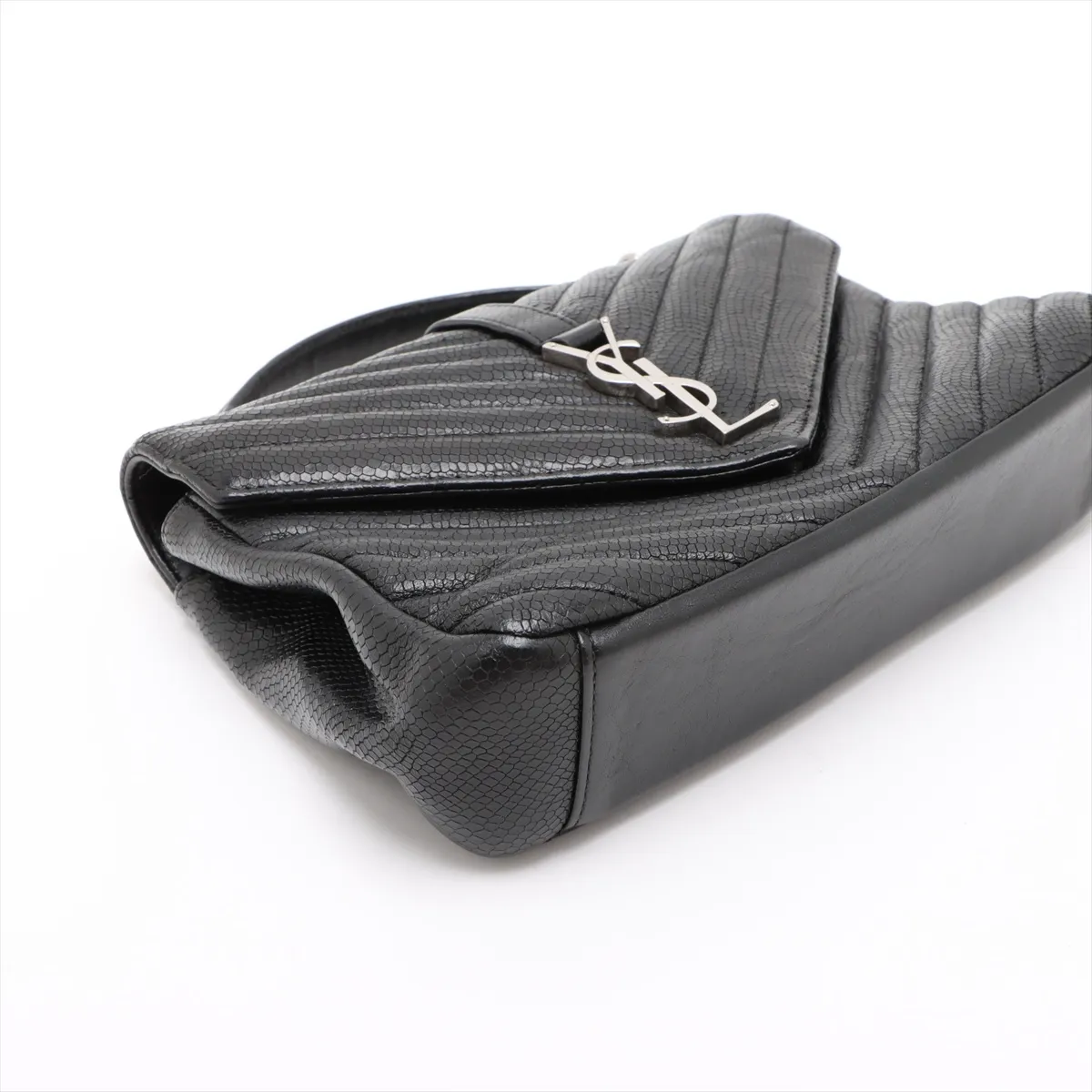 College Leather 2WAY Handbag Black 600279 — view 4