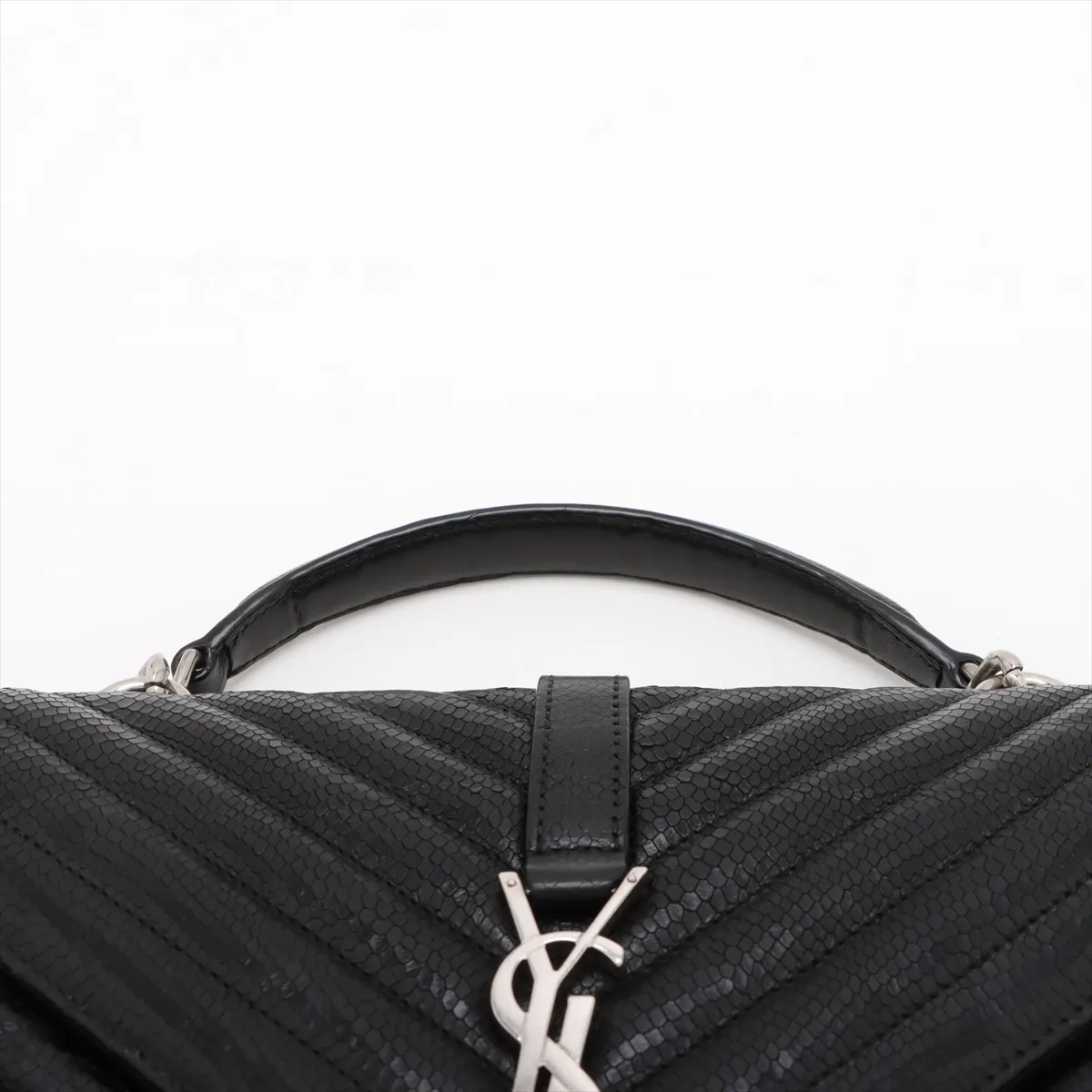 College Leather 2WAY Handbag Black 600279 — view 6