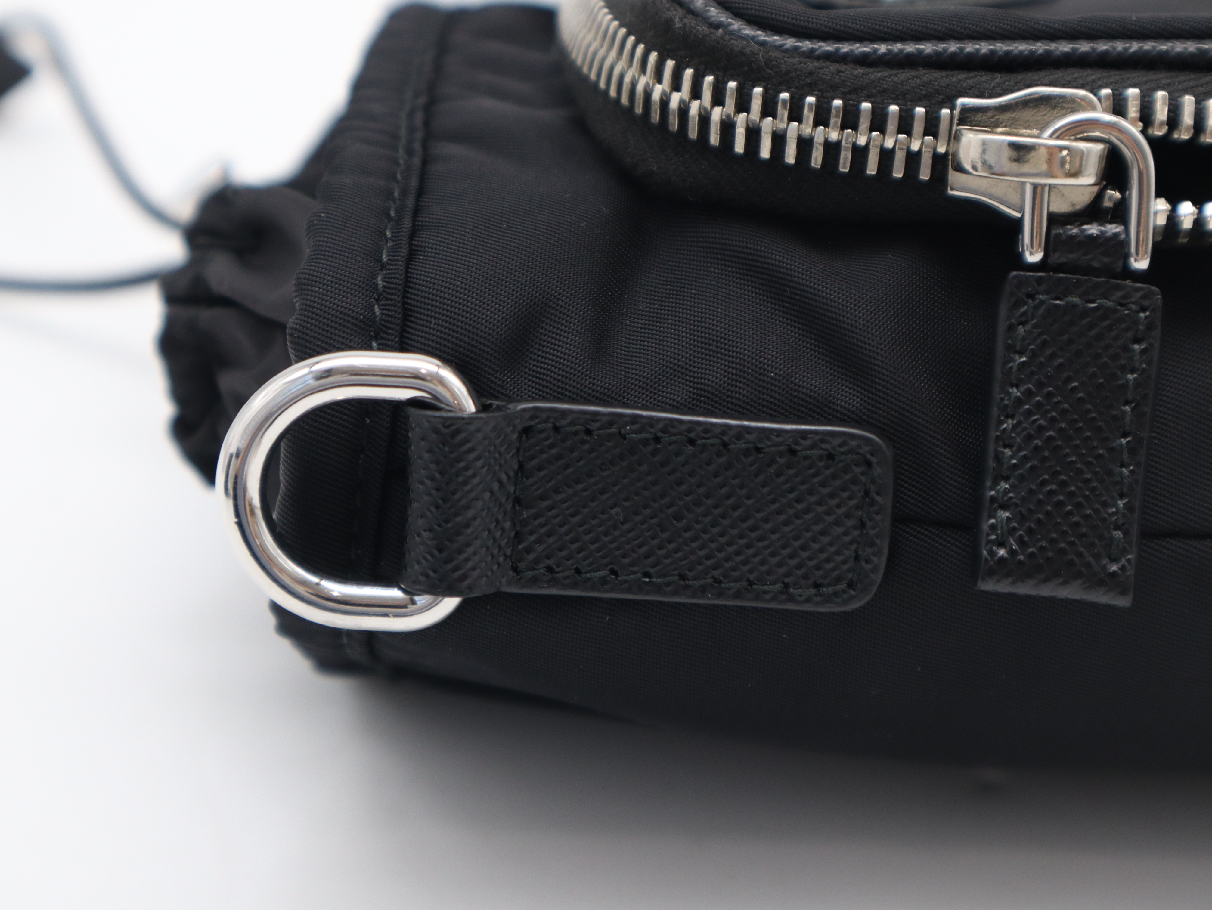 2ZH155 Nylon Smartphone Case Shoulder Bag Black Shoulder Bag — view 7