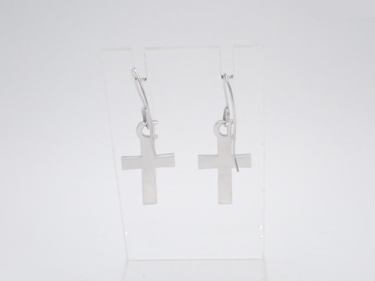 Cross earrings — view 2