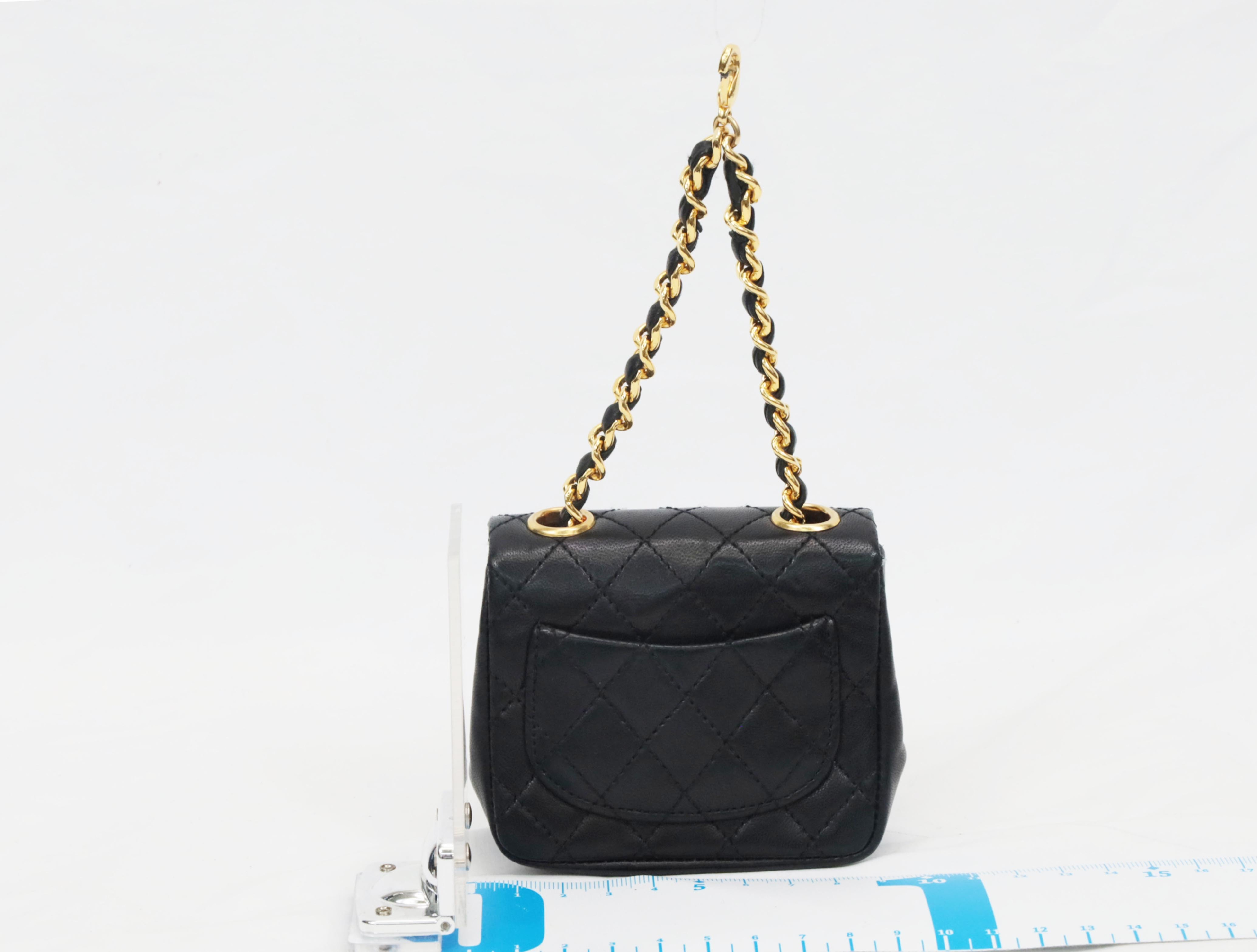 Mini Matelassé Chain Belt Shoulder Bag — view 2