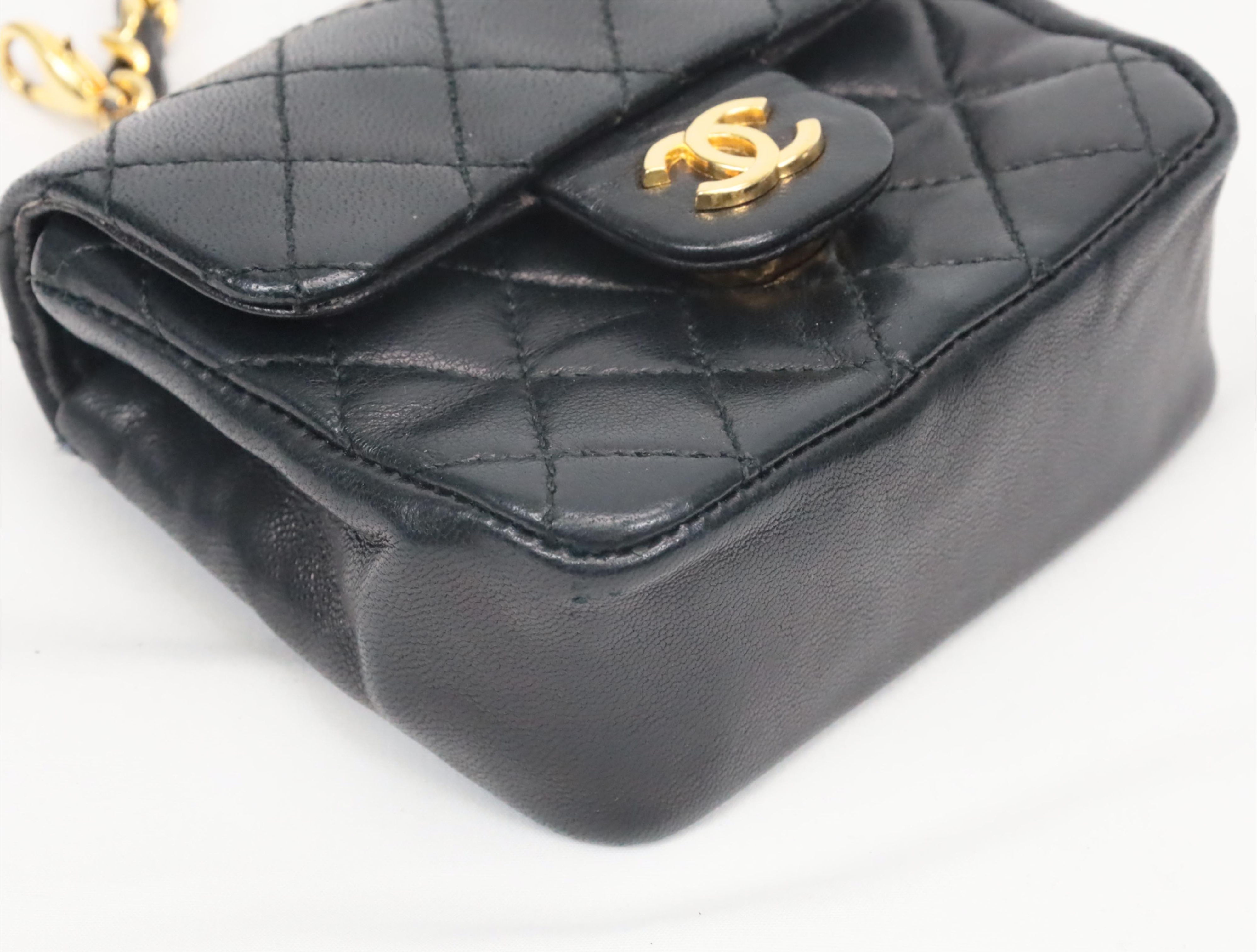 Mini Matelassé Chain Belt Shoulder Bag — view 4