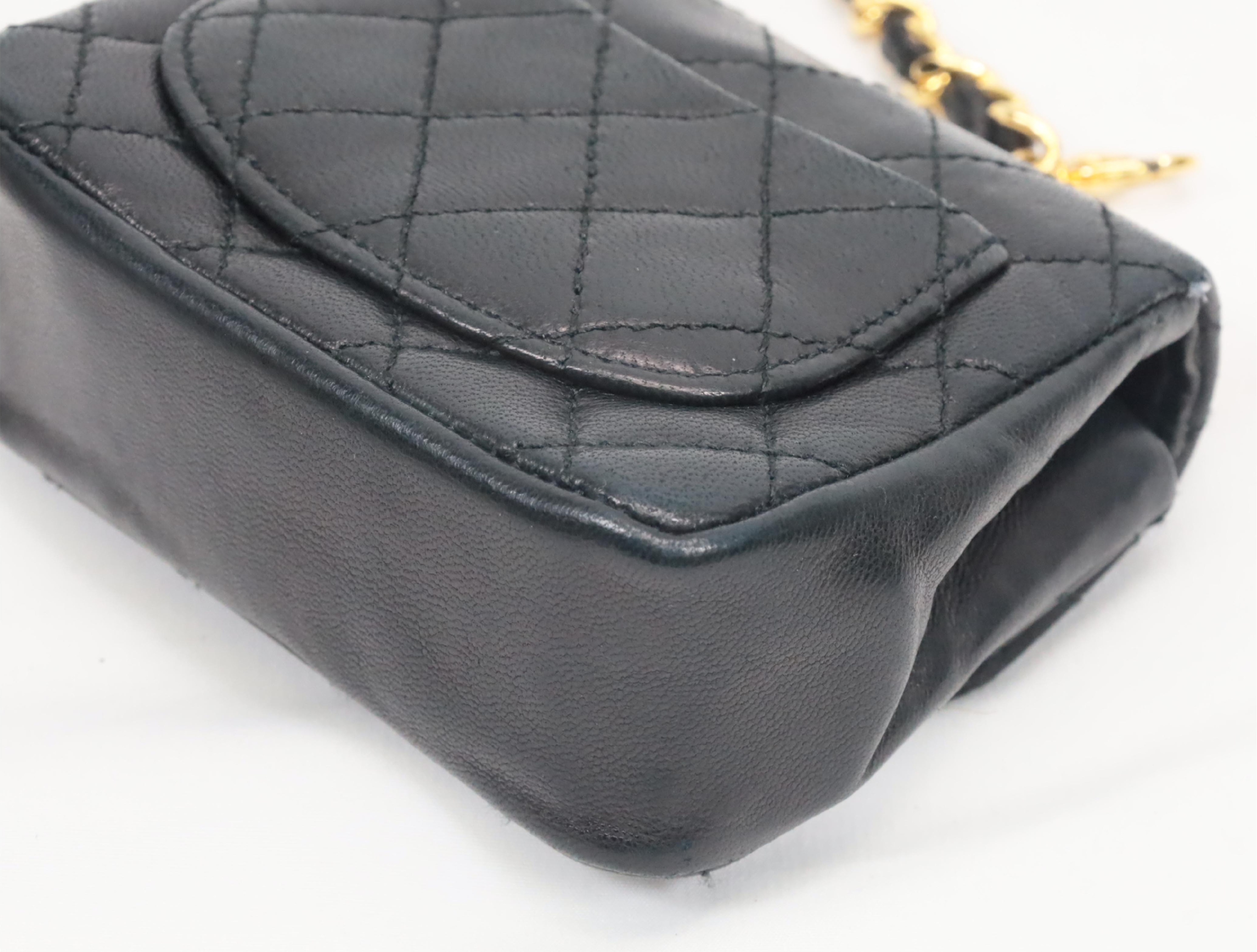 Mini Matelassé Chain Belt Shoulder Bag — view 6