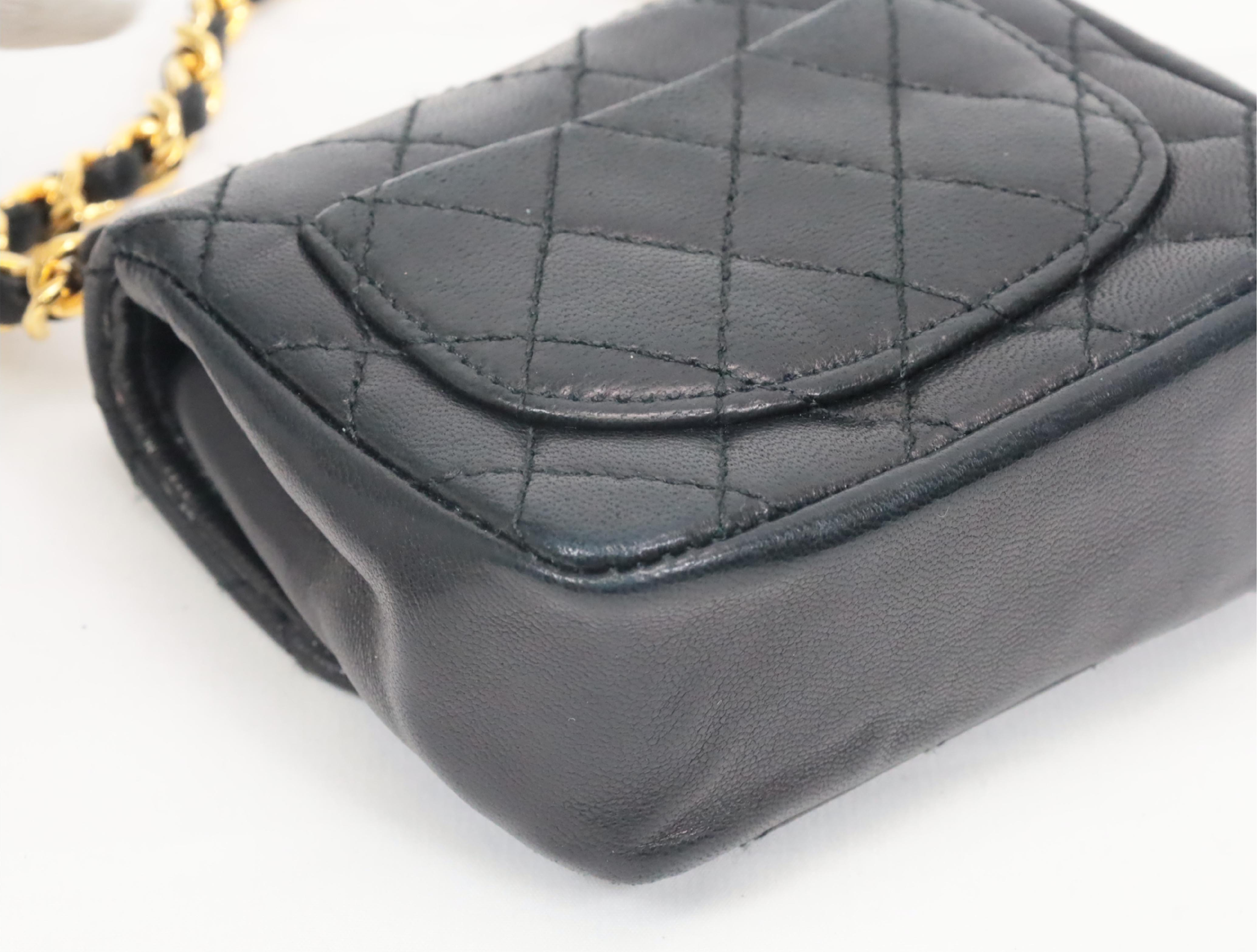 Mini Matelassé Chain Belt Shoulder Bag — view 7