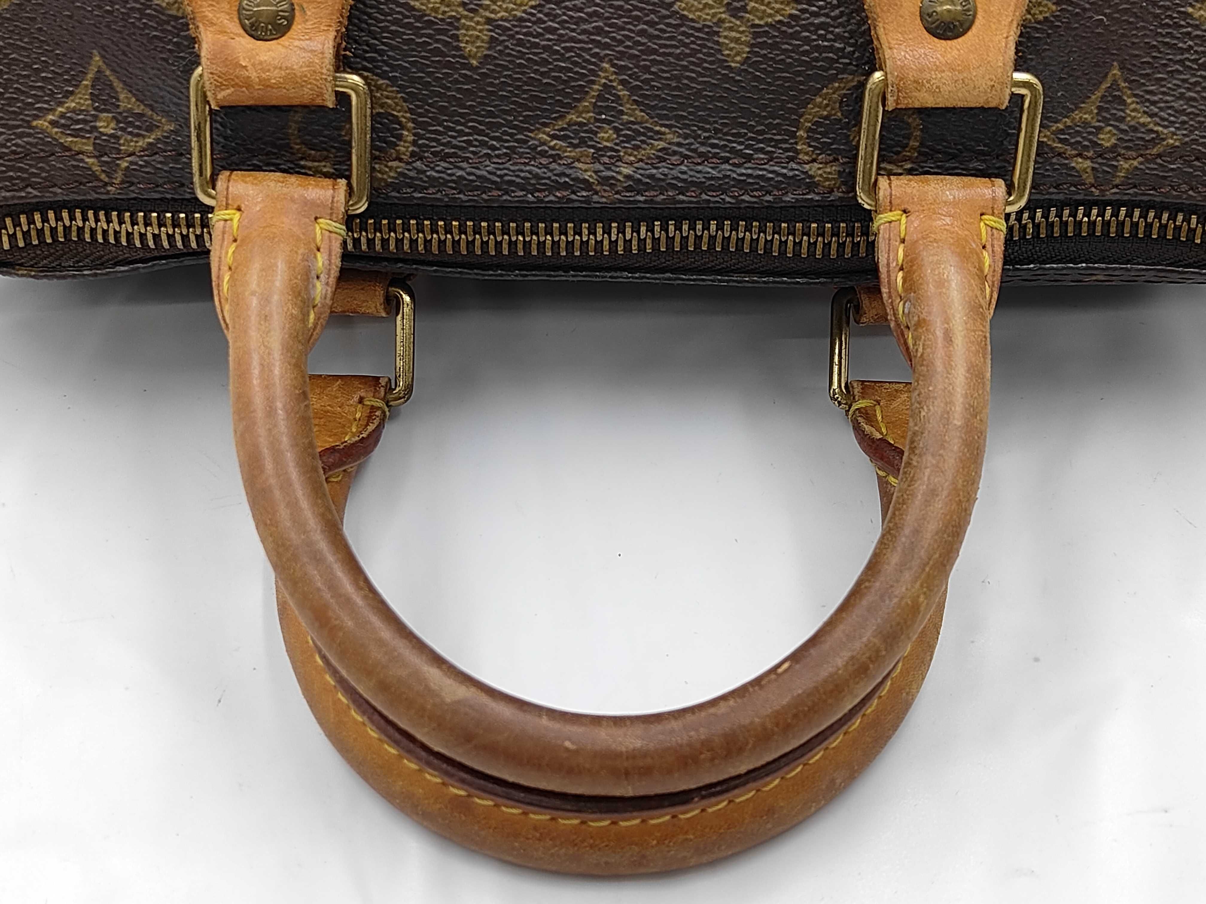 Monogram Speedy 25 M41528 Monogram Brown Handbag with Dust Bag (Boston Bag) — view 3
