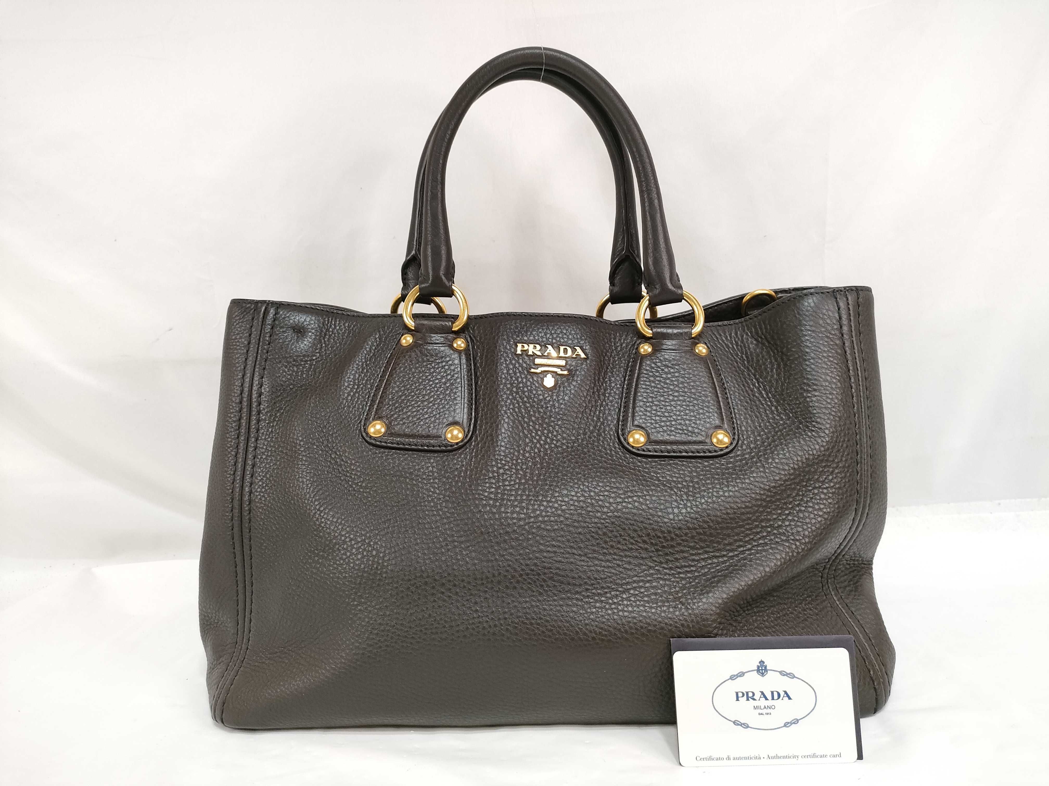 BN2104 Vitello Daino Tote Bag Handbag