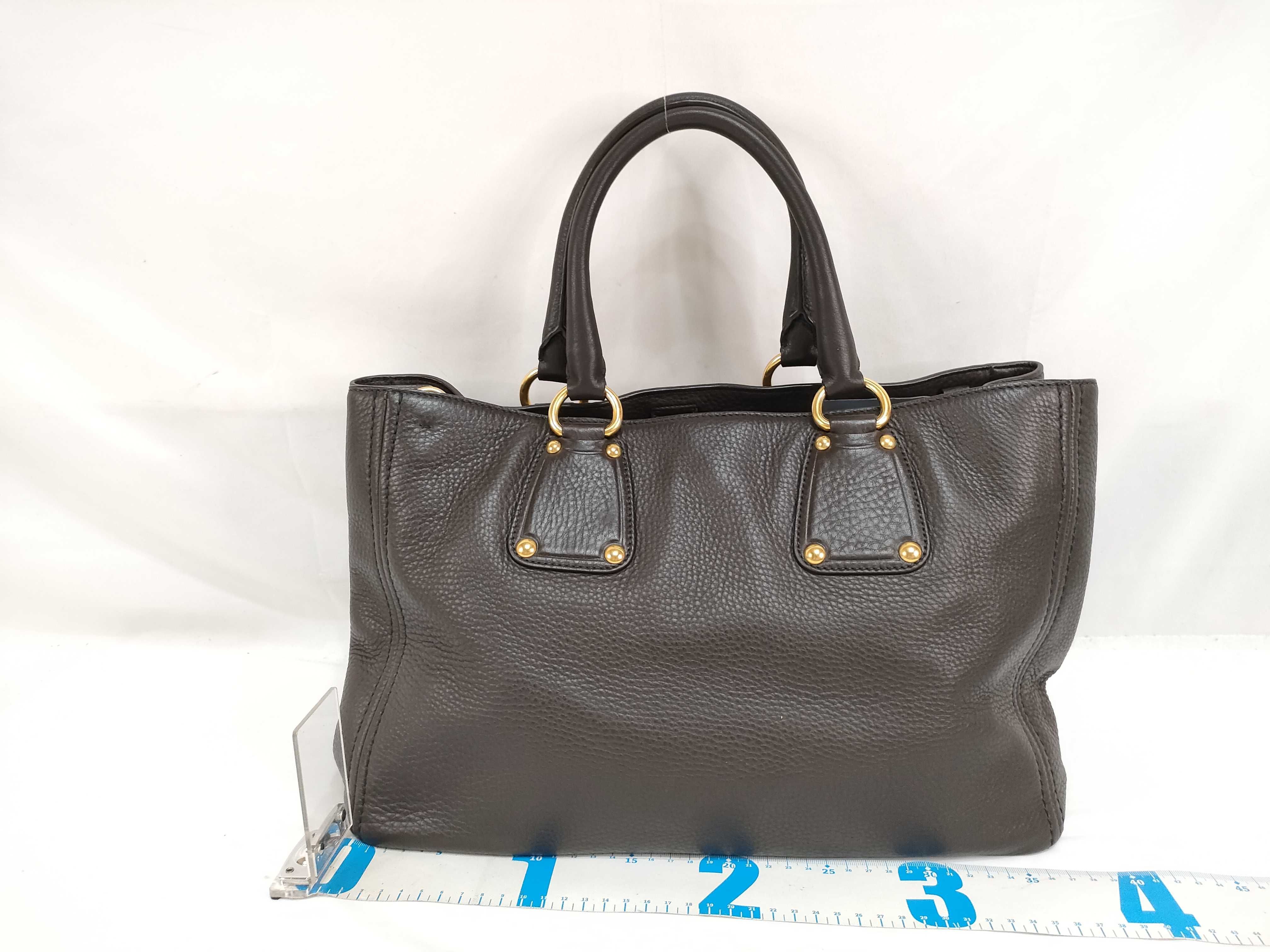 BN2104 Vitello Daino Tote Bag Handbag — view 2