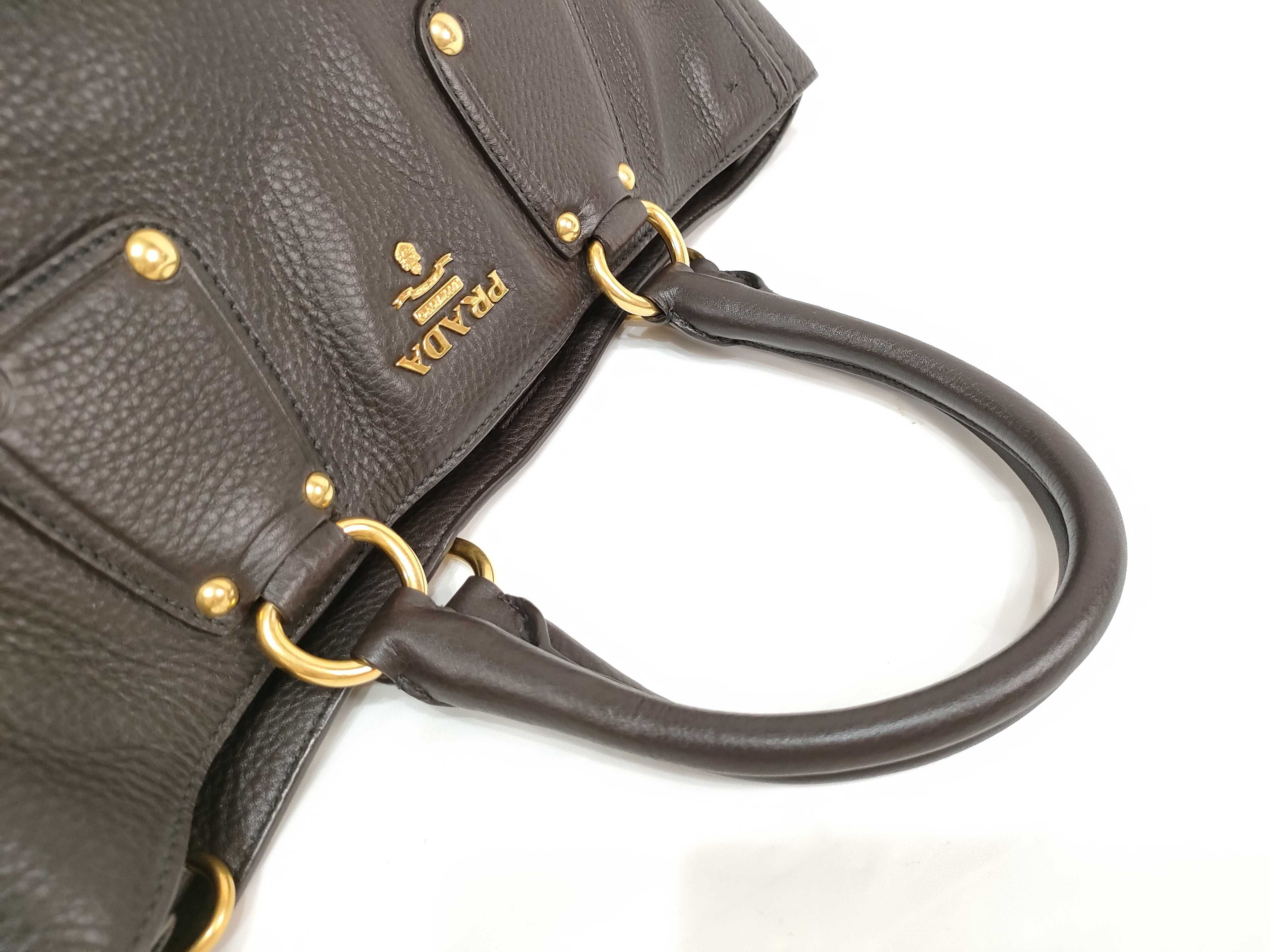 BN2104 Vitello Daino Tote Bag Handbag — view 3