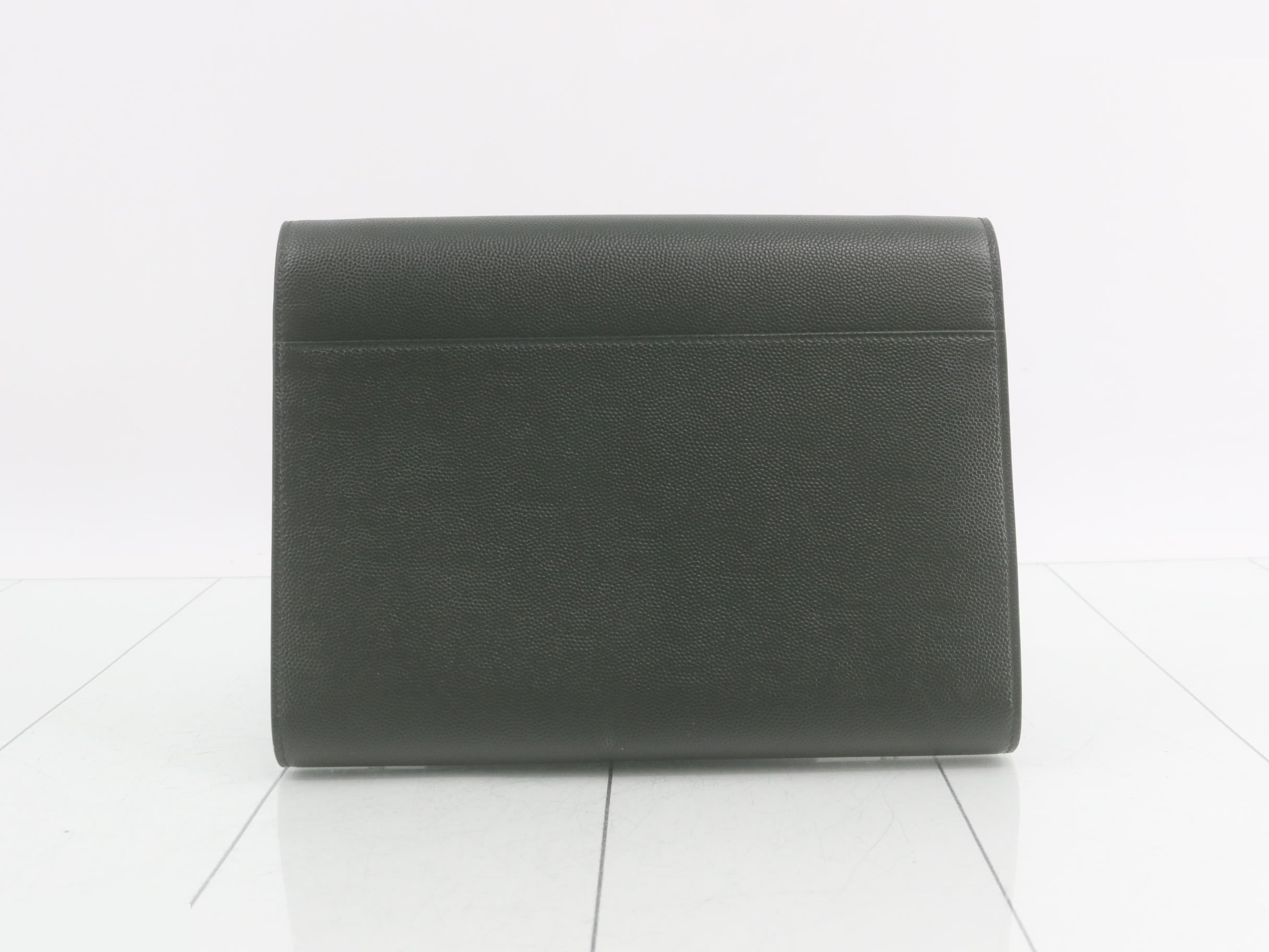 Cassandra Shoulder Bag, Leather, Green, Chain Shoulder Bag — view 2
