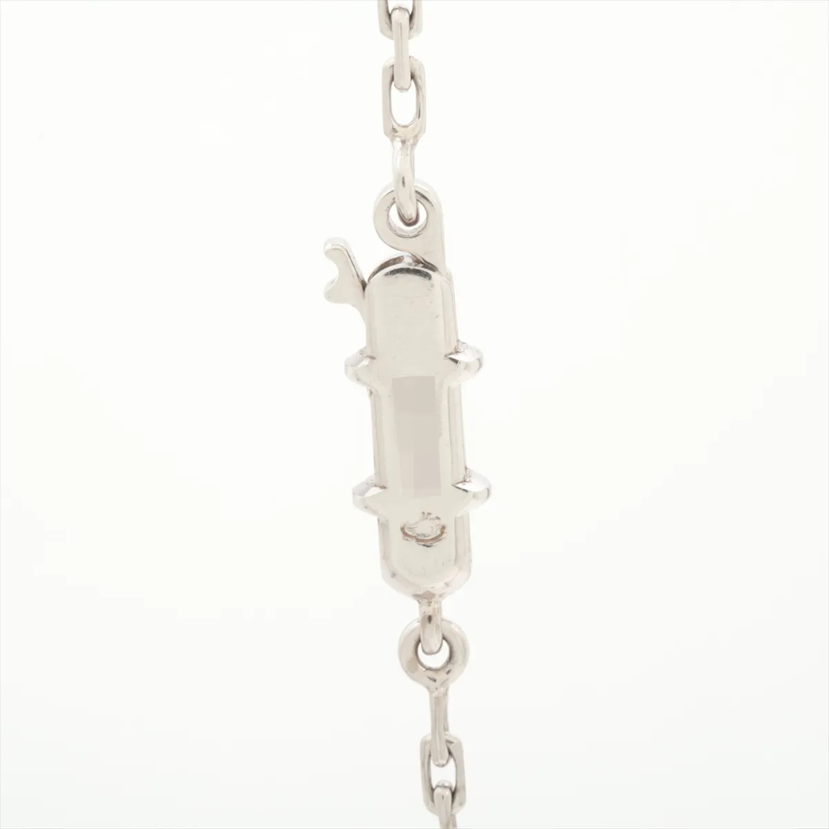Diamond Shell Necklace 750(WG) x Ceramic 15.9g 92903B Shell small chip — view 3