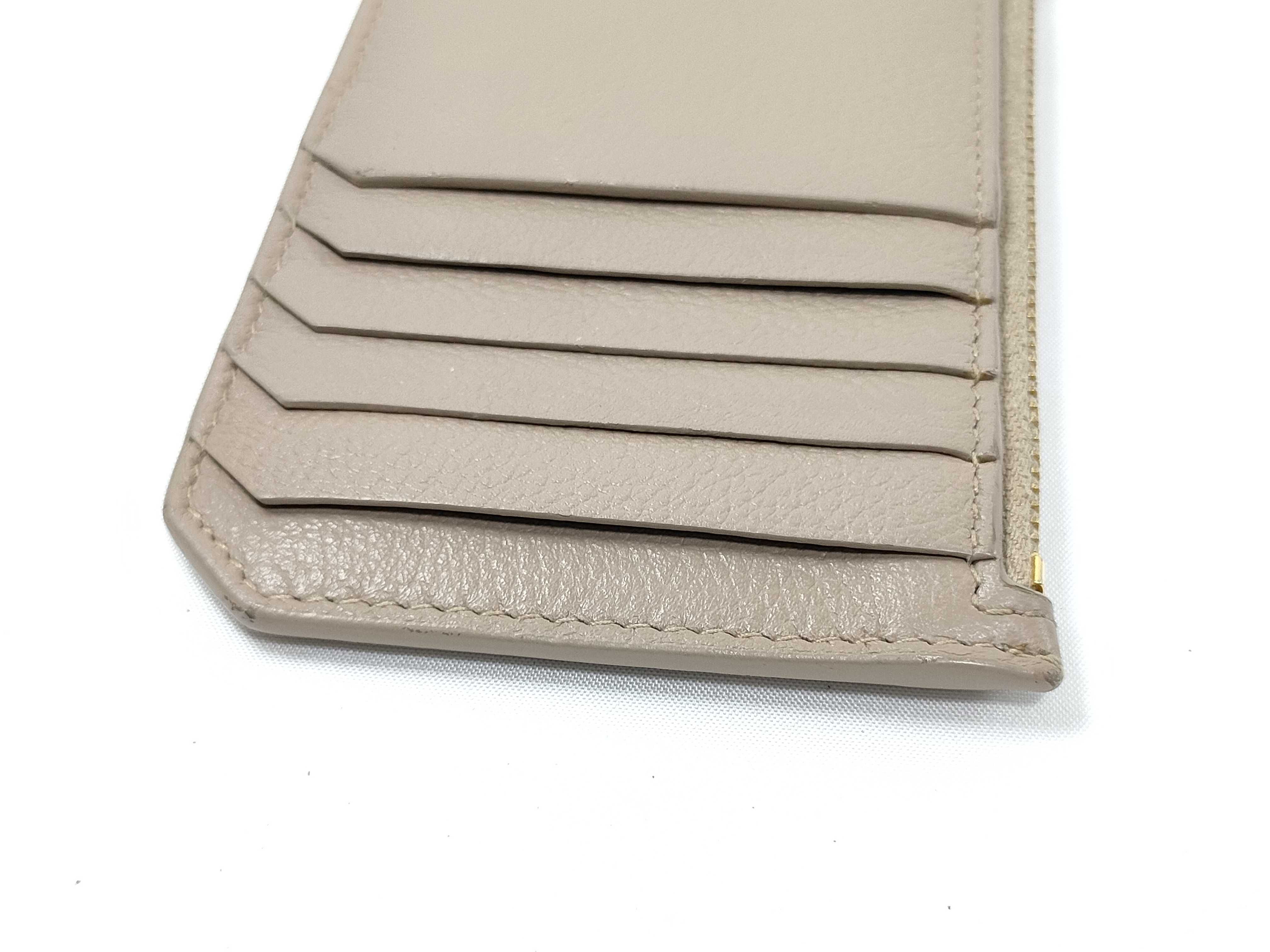 Wallet, Saint Laurent YSL Card Case, Coin Purse, Beige Coin Purse — view 6