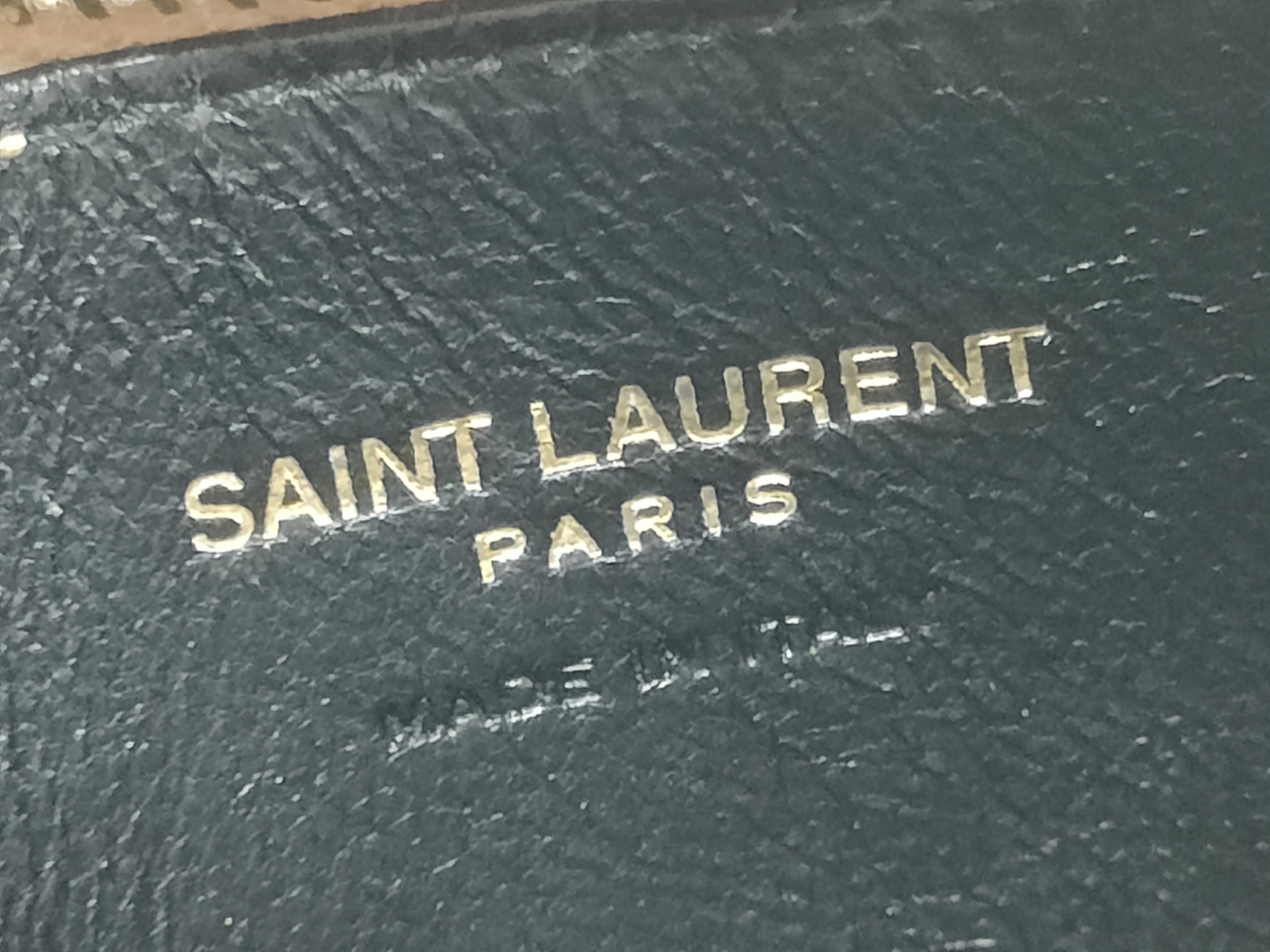 Wallet, Saint Laurent YSL Card Case, Coin Purse, Beige Coin Purse — view 10