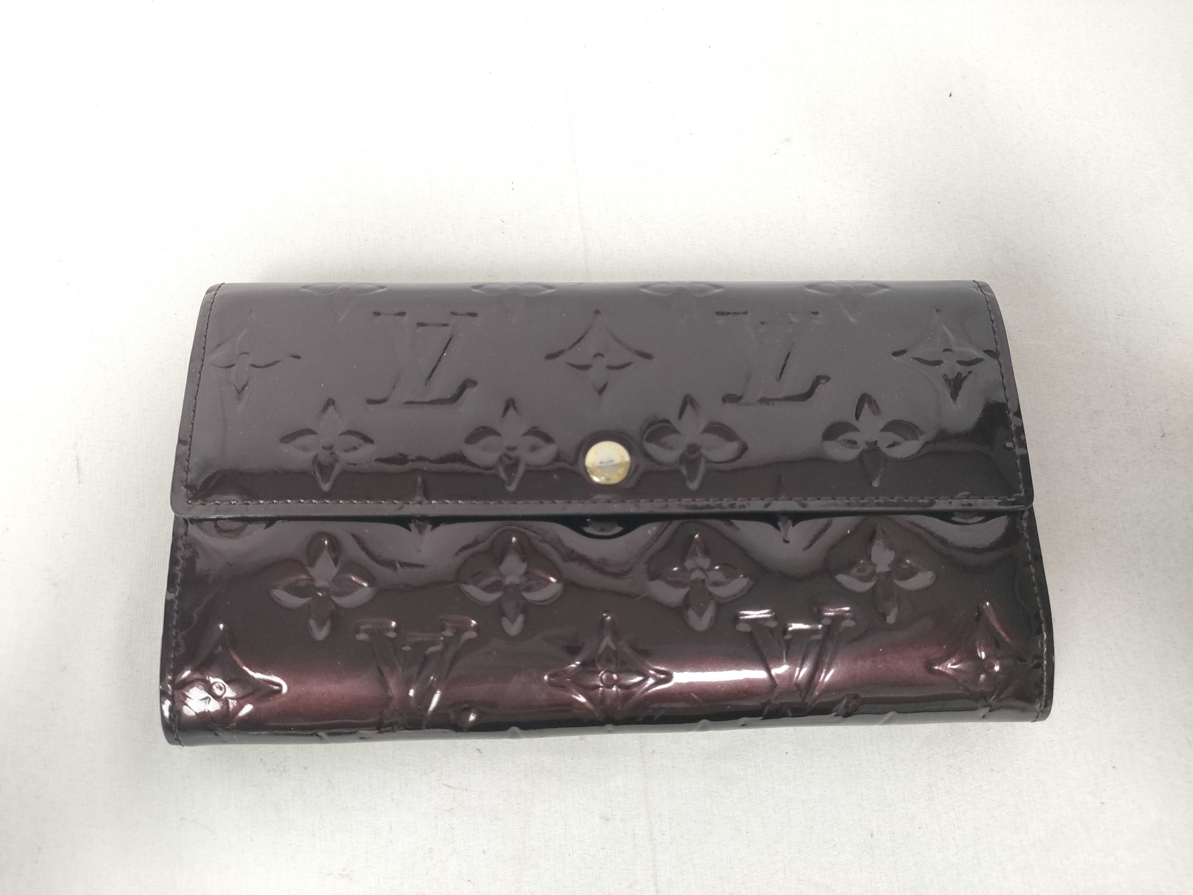 Vernis Monogram Vernis Portefeuille Sarah M93524 Wallet