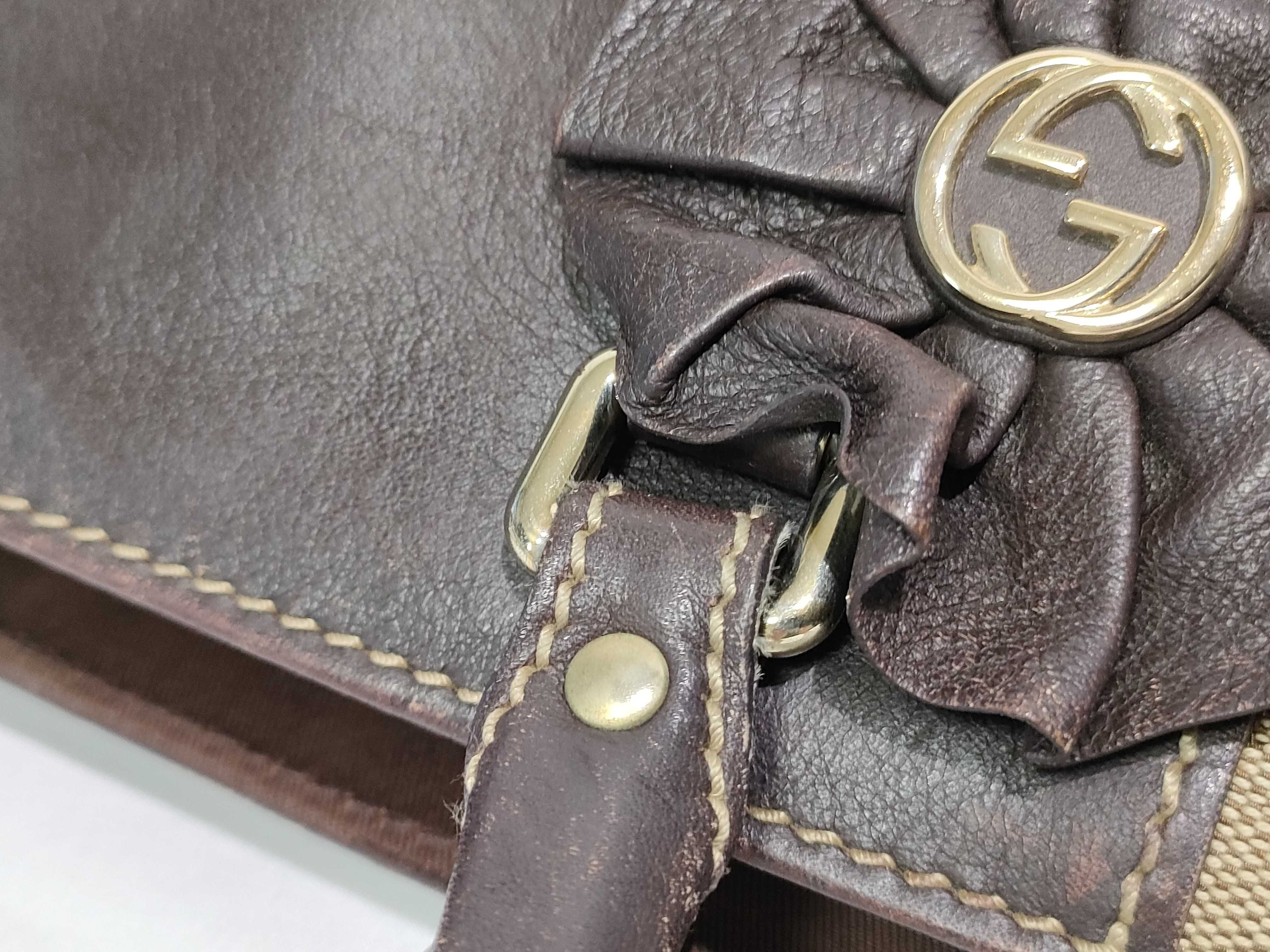 GG Canvas Interlocking Handbag — view 5