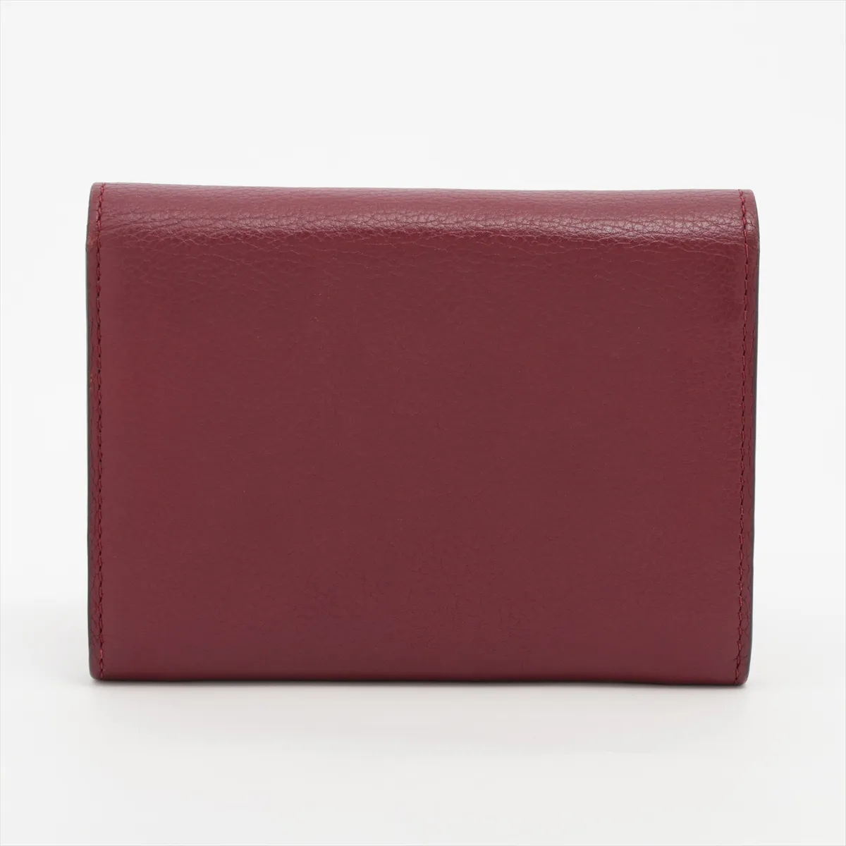 C de Cartier Leather Compact Wallet Red — view 2