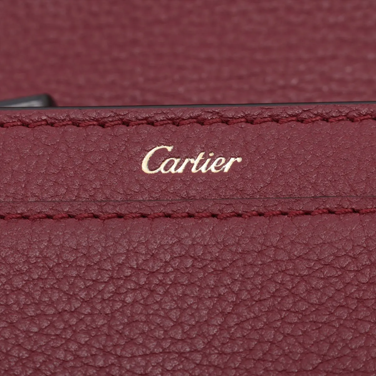 C de Cartier Leather Compact Wallet Red — view 9