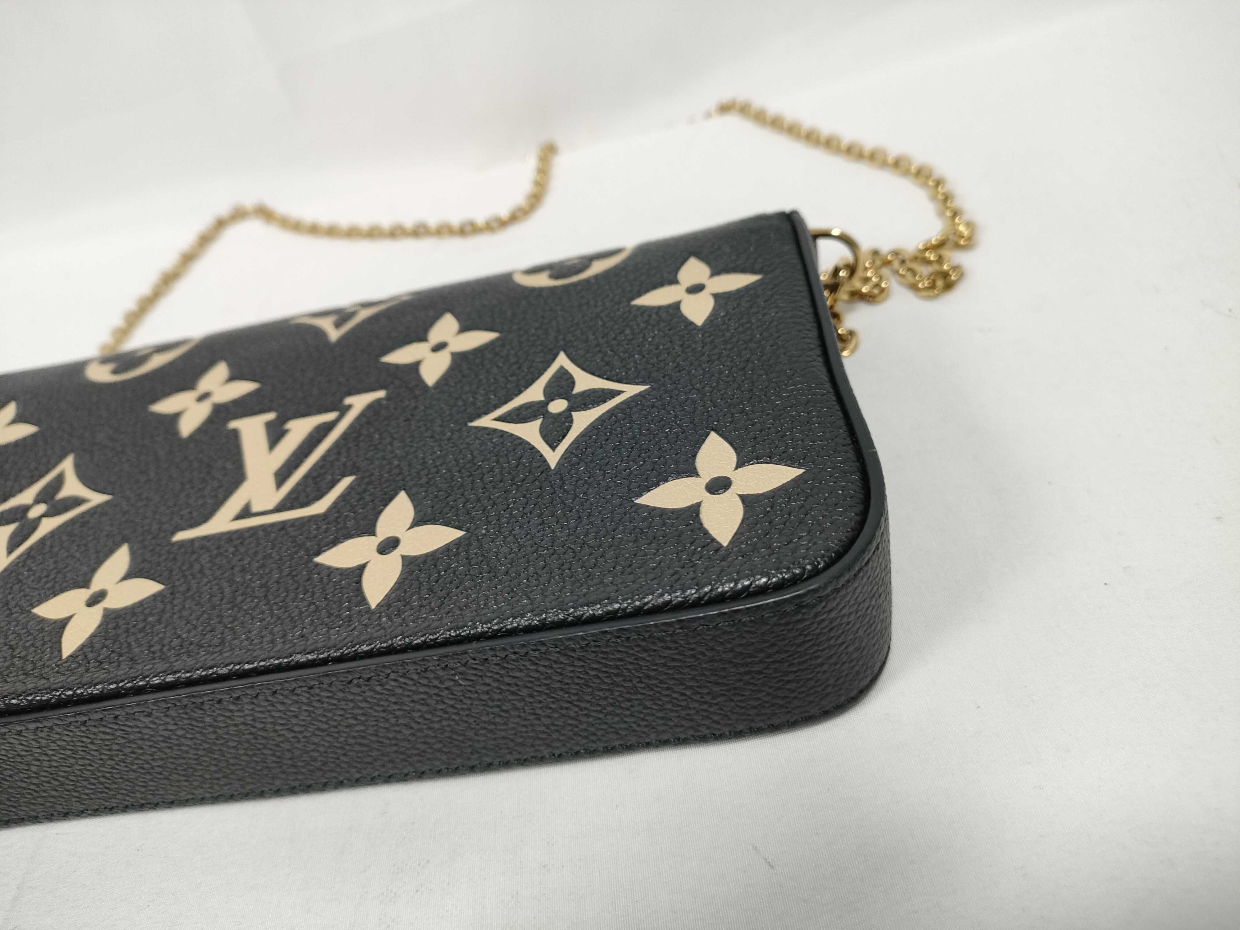 Monogram Empreinte Louis Vuitton M82479 Pochette Felicie IC Tag Chain Wallet Monogram Empreinte Shoulder Bag — view 4