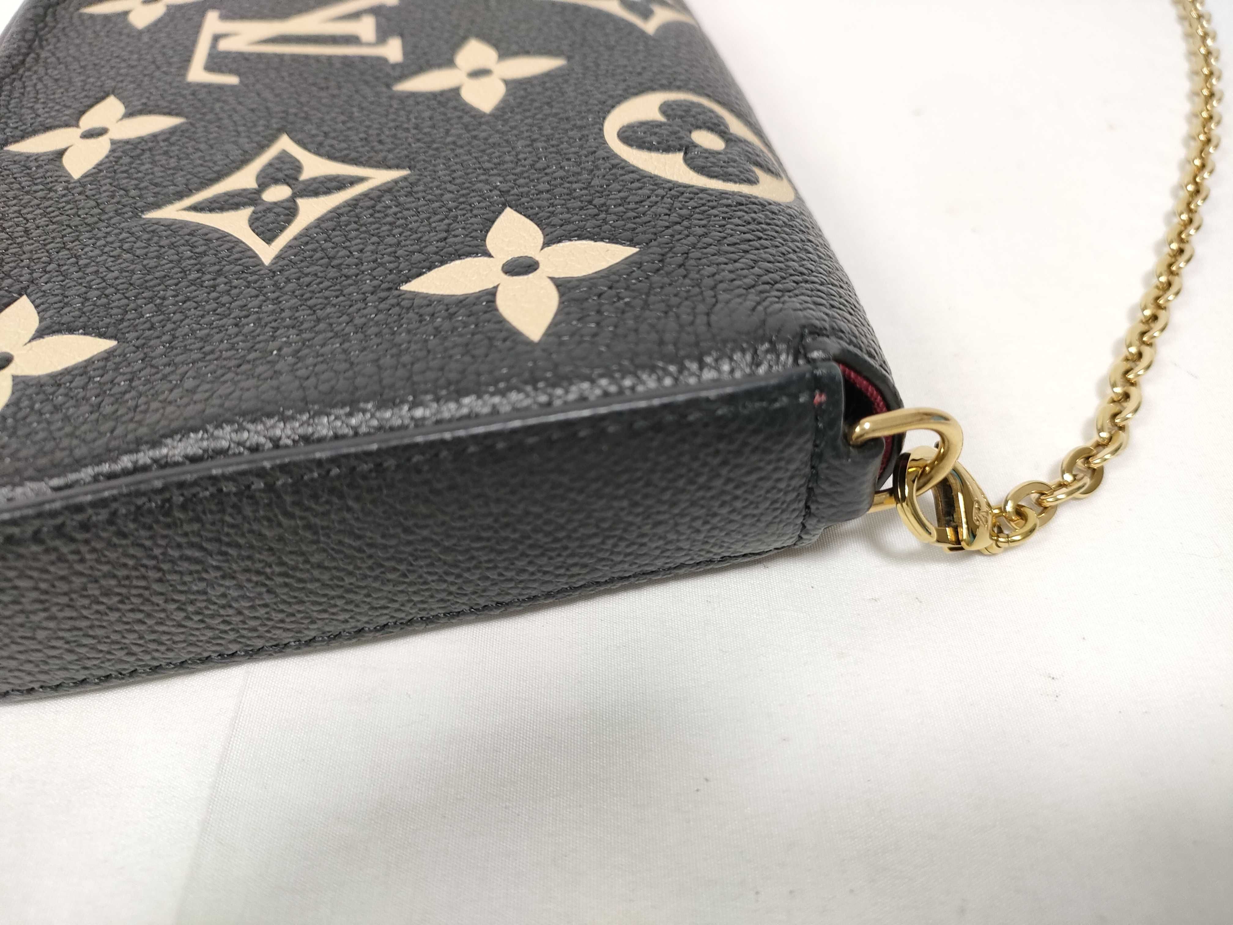 Monogram Empreinte Louis Vuitton M82479 Pochette Felicie IC Tag Chain Wallet Monogram Empreinte Shoulder Bag — view 6