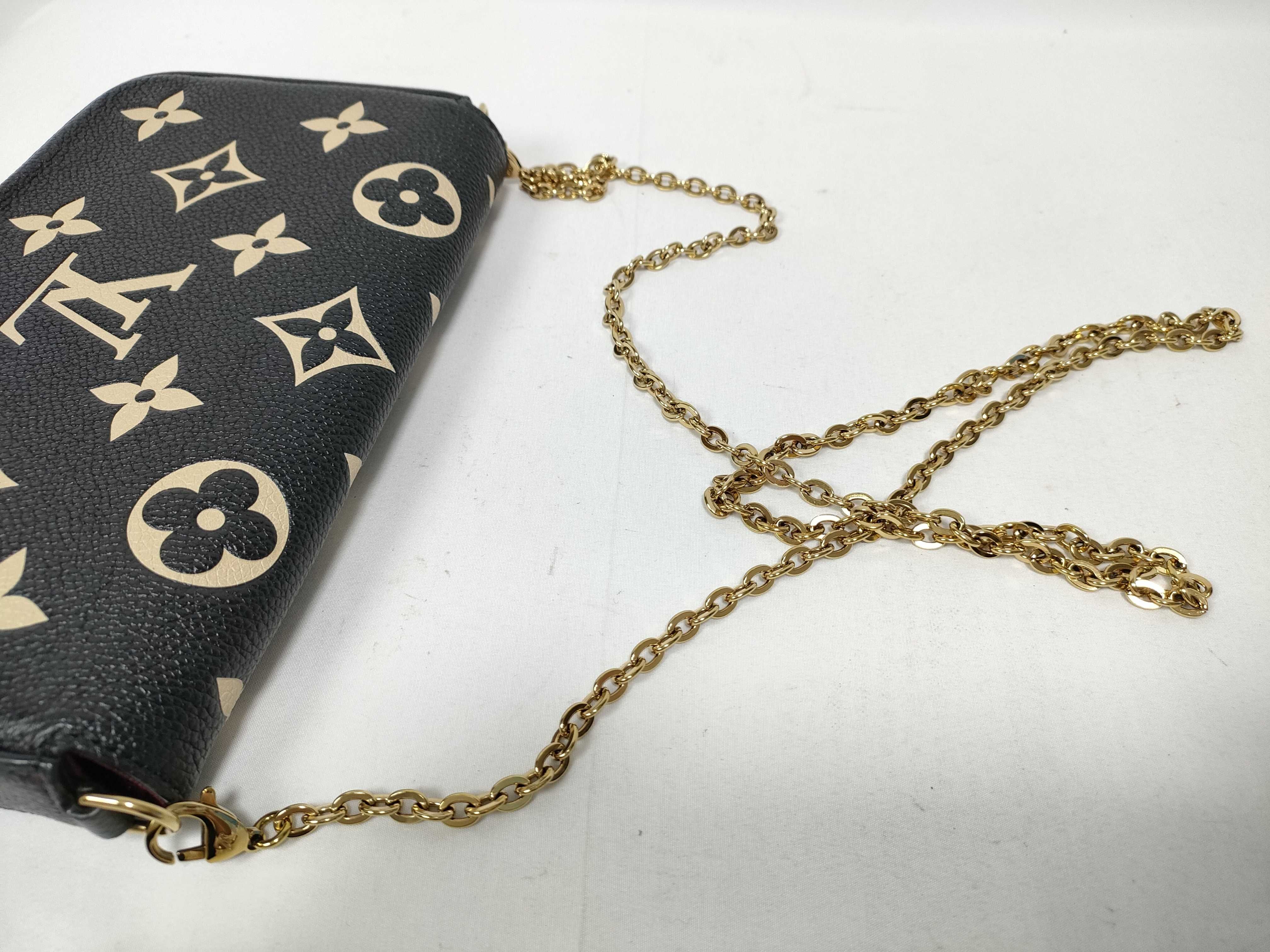 Monogram Empreinte Louis Vuitton M82479 Pochette Felicie IC Tag Chain Wallet Monogram Empreinte Shoulder Bag — view 8