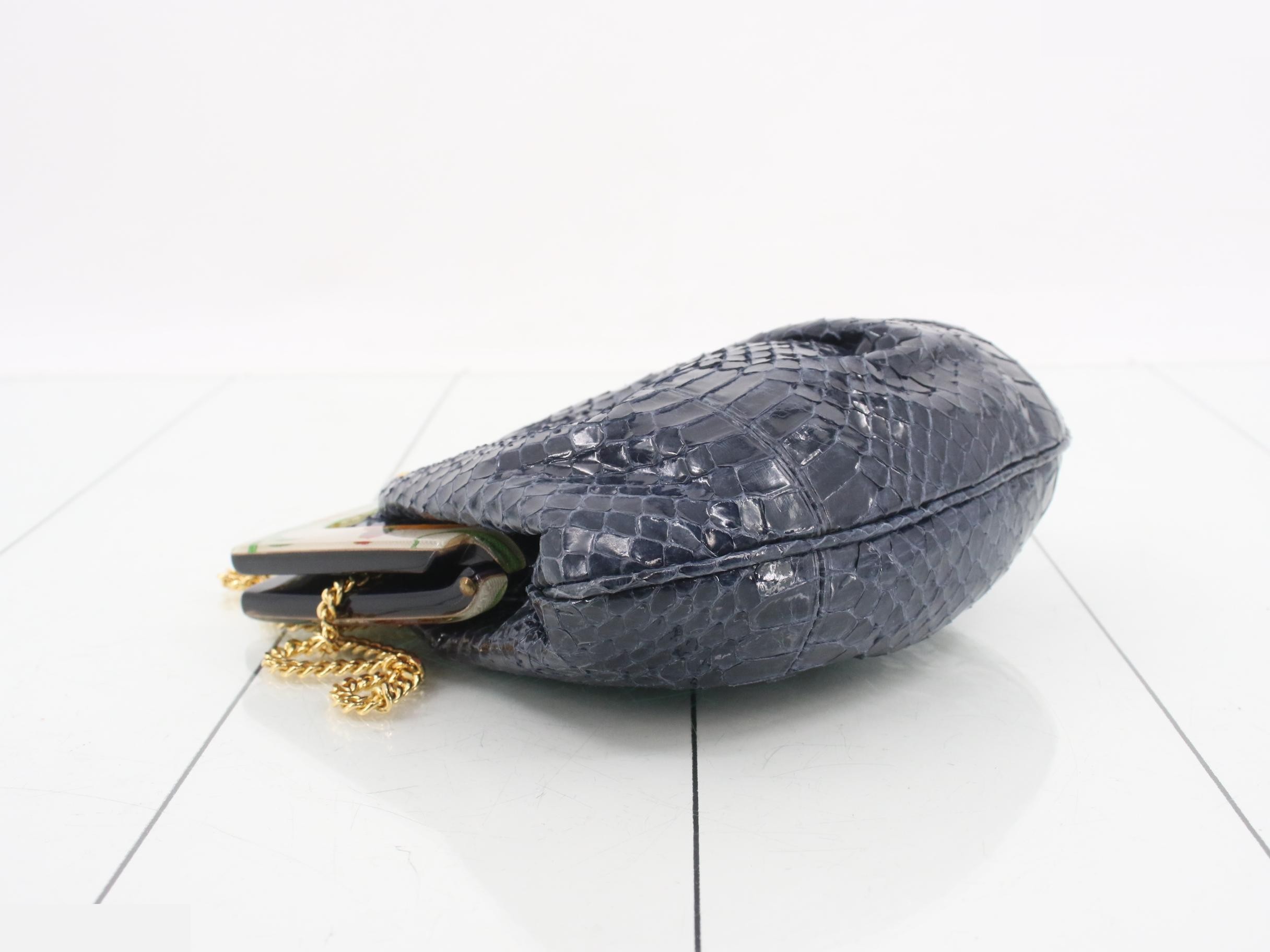Vintage Gucci python shoulder bag — view 5