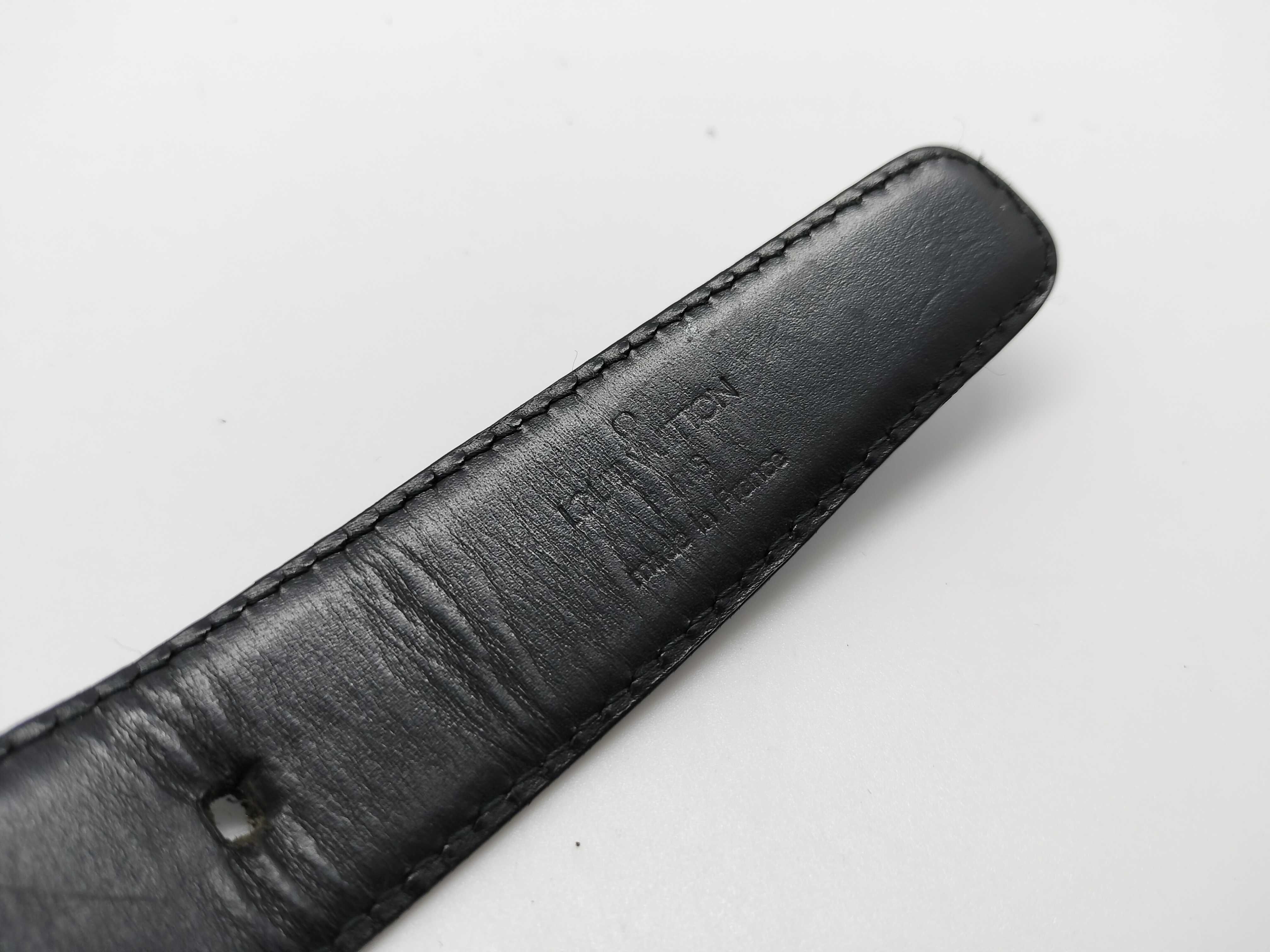 Epi Leather Belt with Silver Hardware — view 5