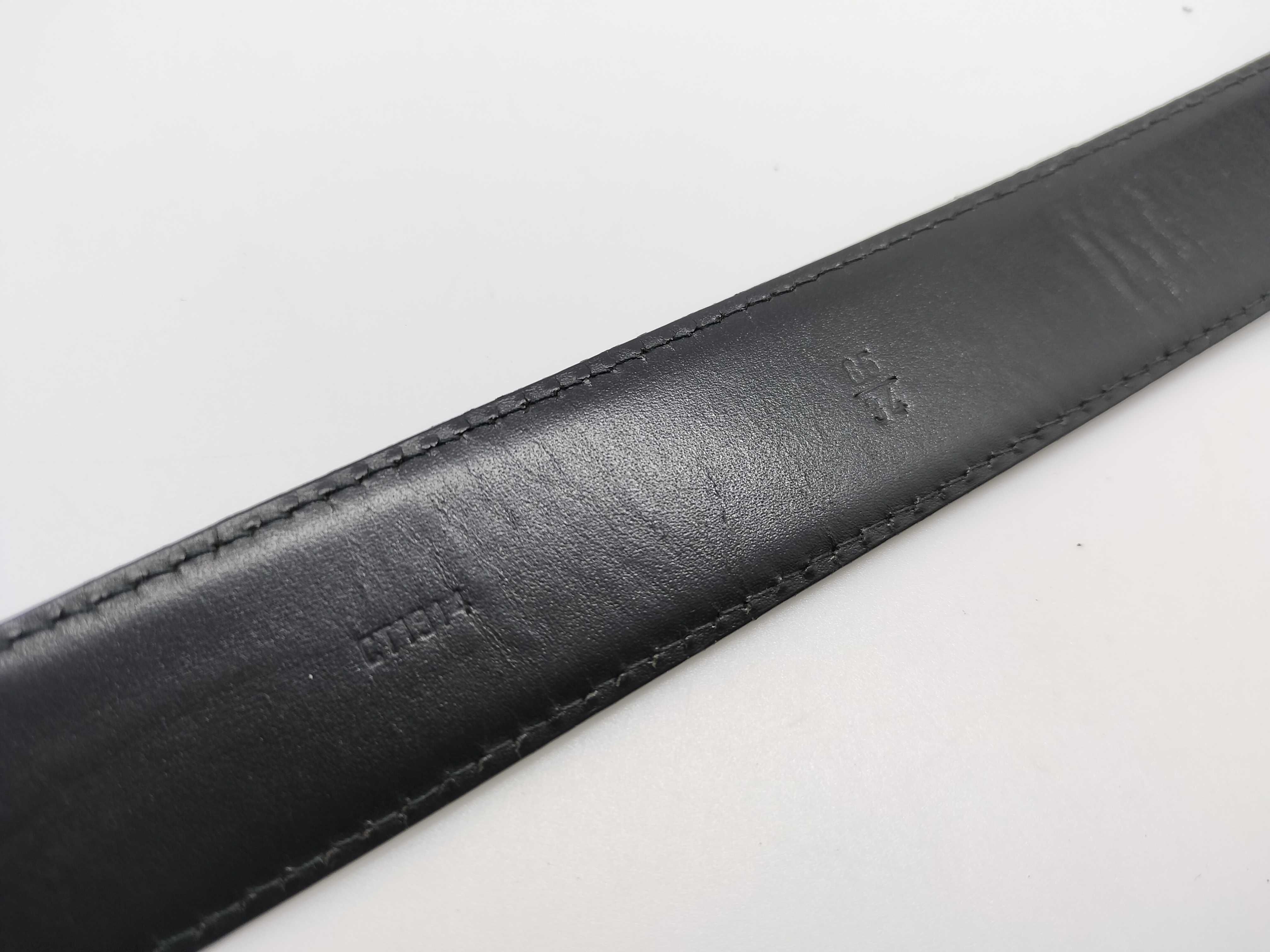 Epi Leather Belt with Silver Hardware — view 6