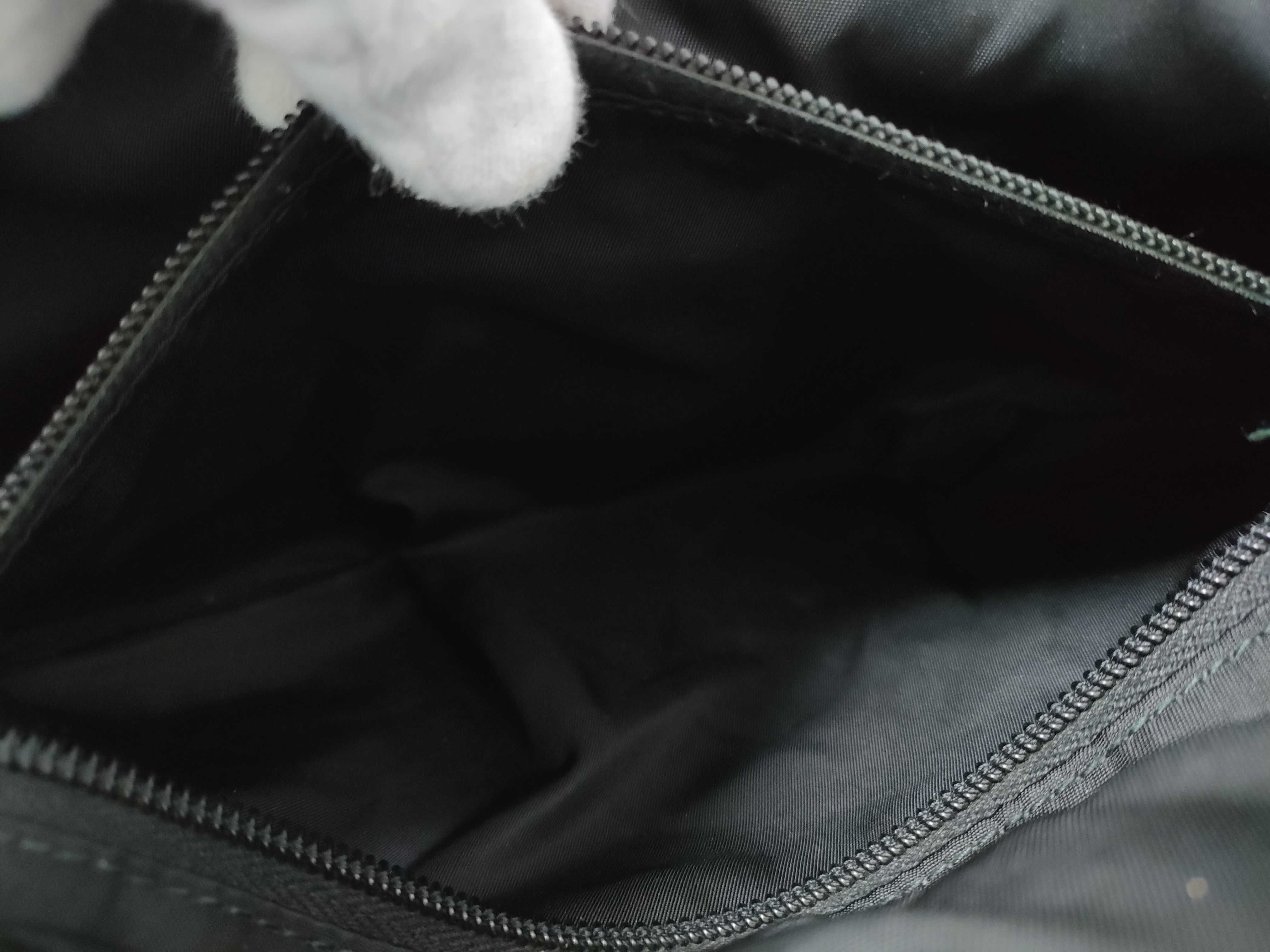 Nylon Prada Re-Nylon Nylon Leather Black 2VD062 Shoulder Bag — view 12