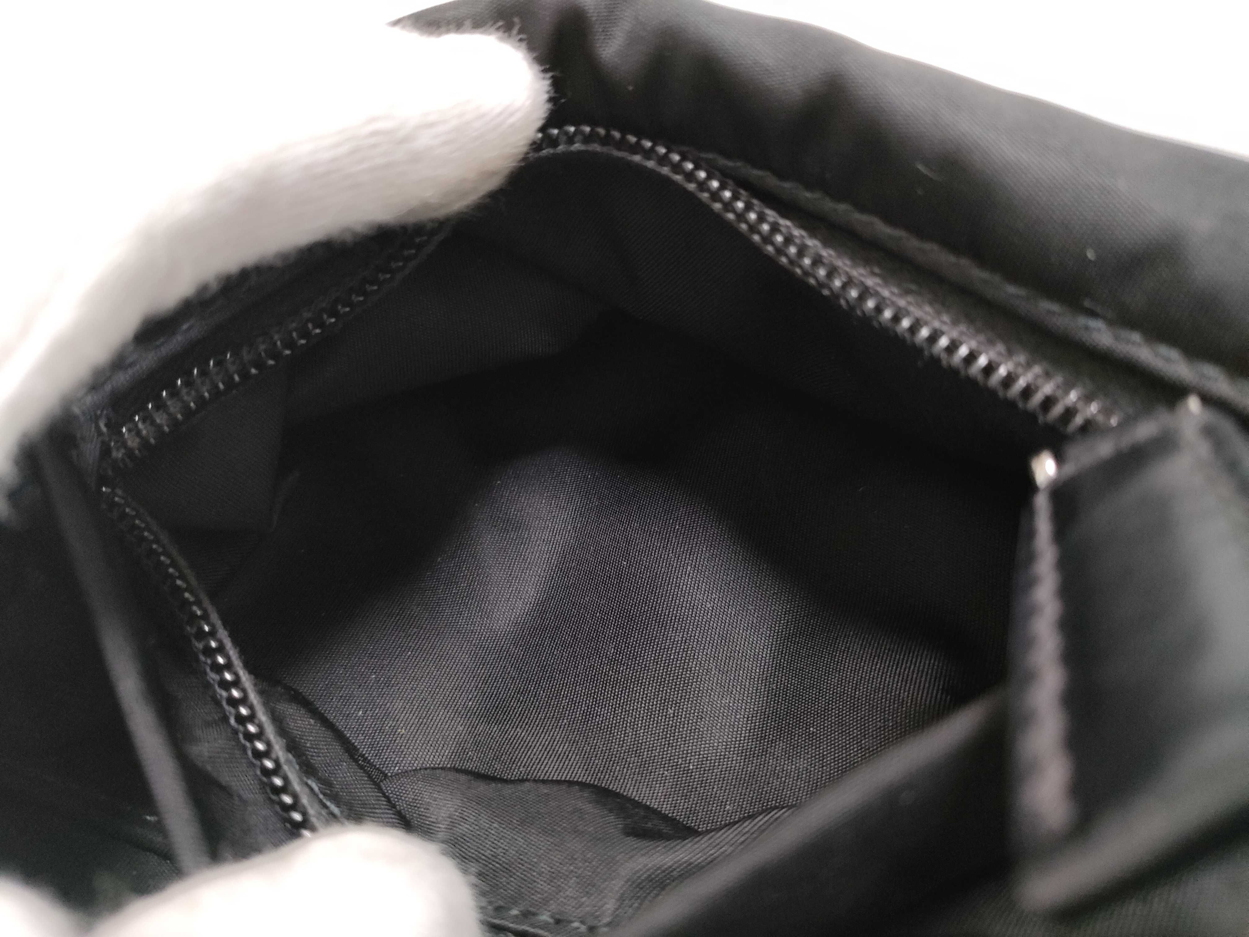 Nylon Prada Re-Nylon Nylon Leather Black 2VD062 Shoulder Bag — view 14