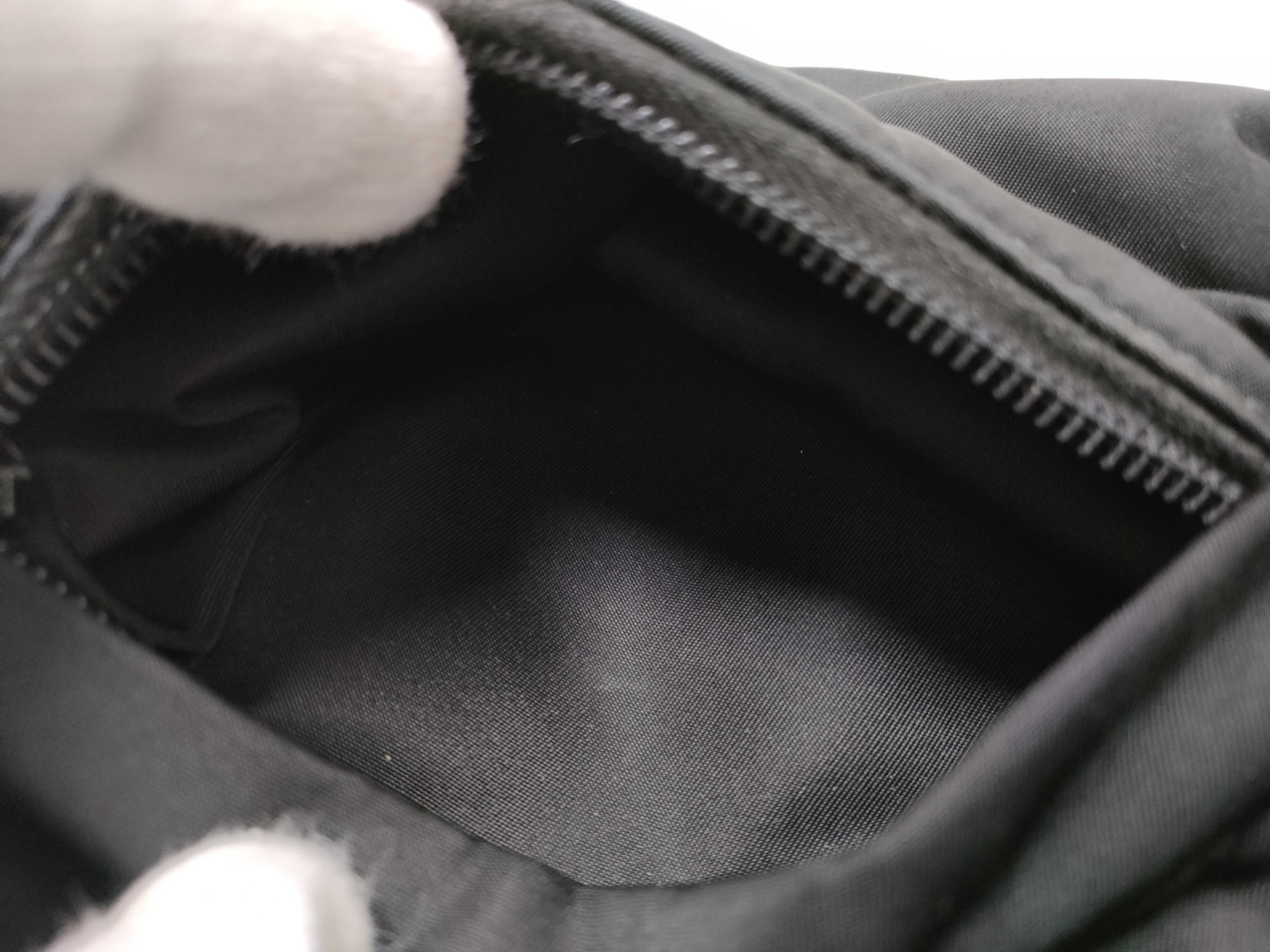 Nylon Prada Re-Nylon Nylon Leather Black 2VD062 Shoulder Bag — view 15