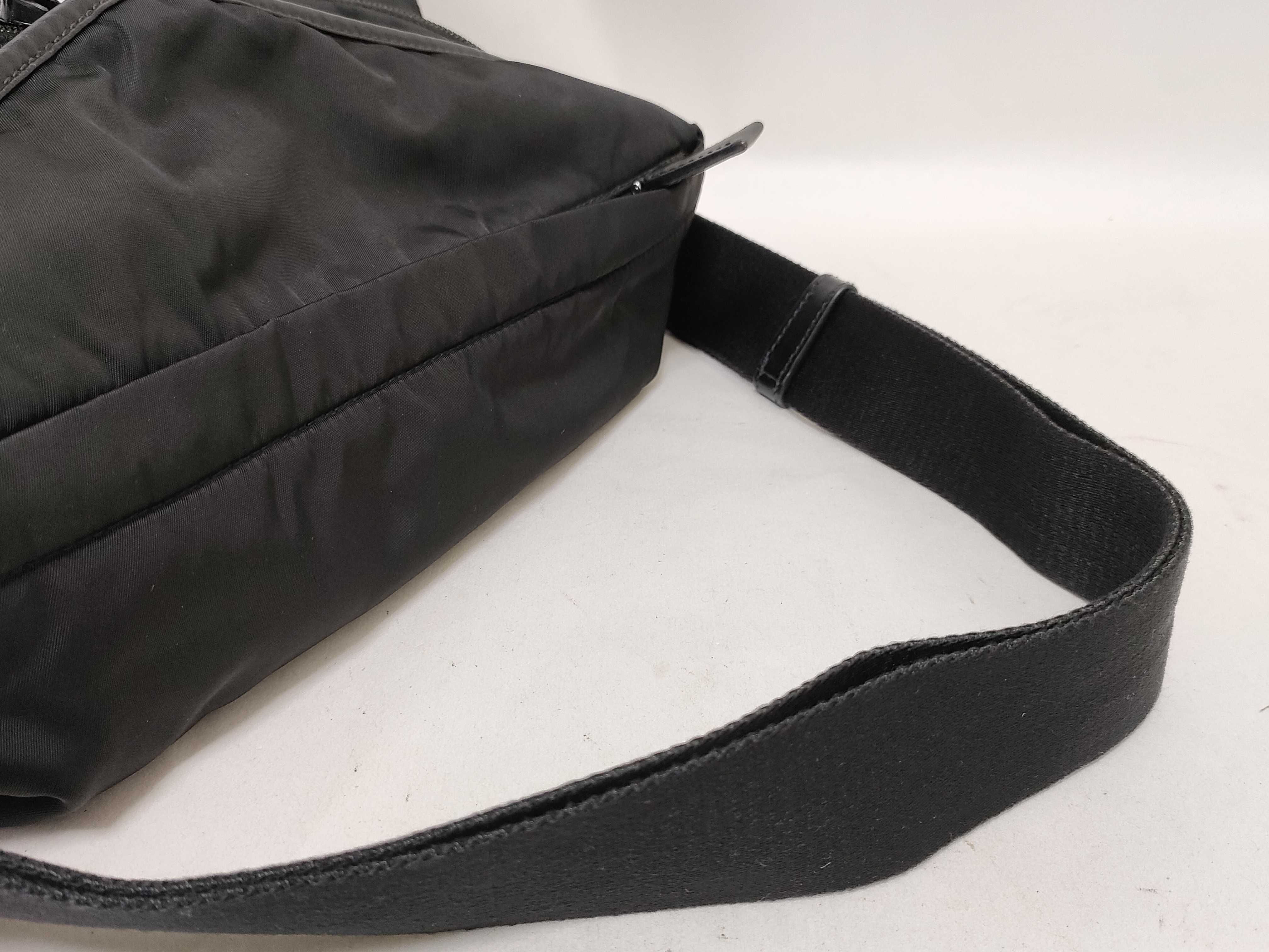 Nylon Prada Re-Nylon Nylon Leather Black 2VD062 Shoulder Bag — view 3