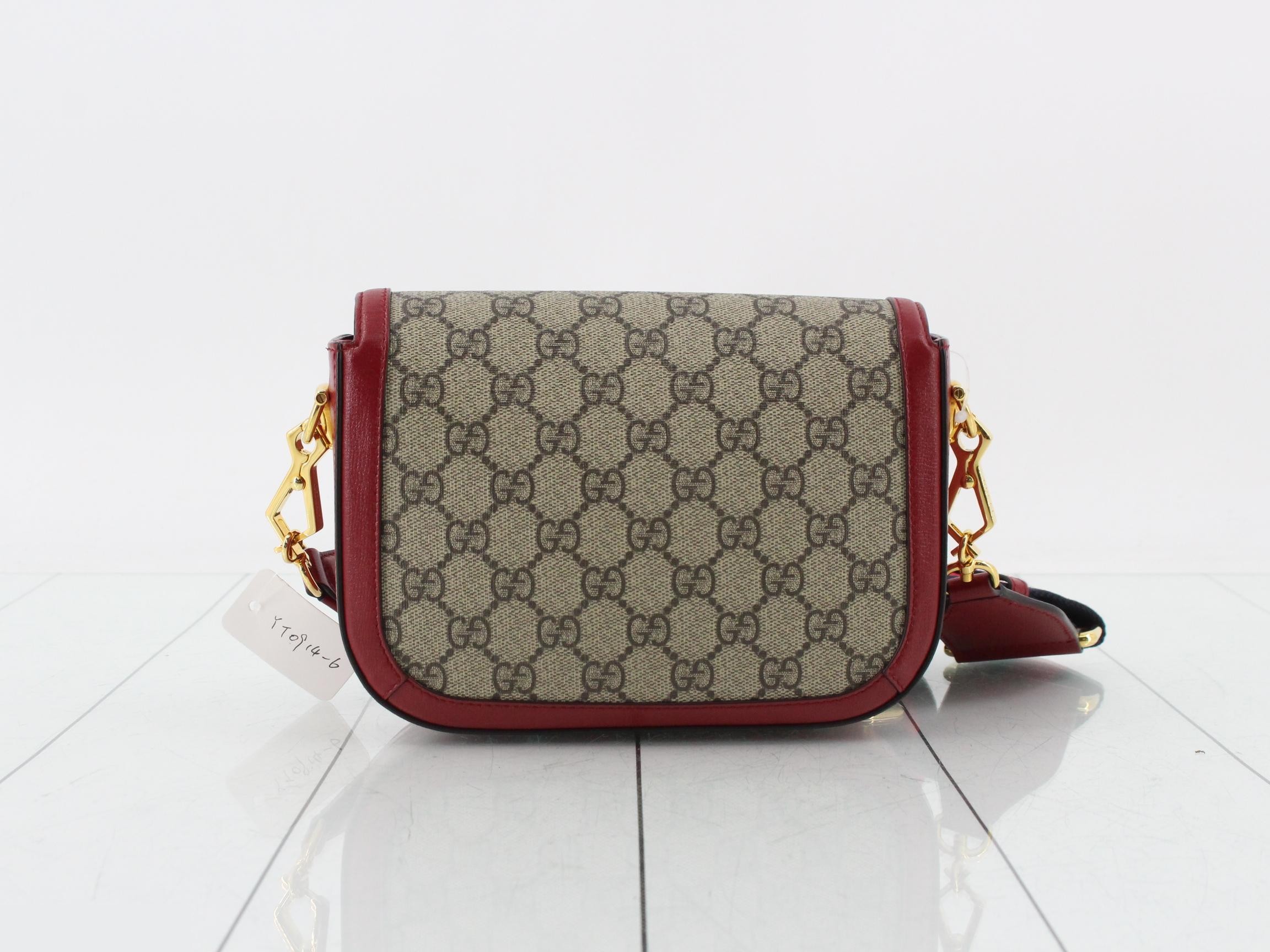 GG Supreme Horsebit 1955 Leather Shoulder Bag — view 2