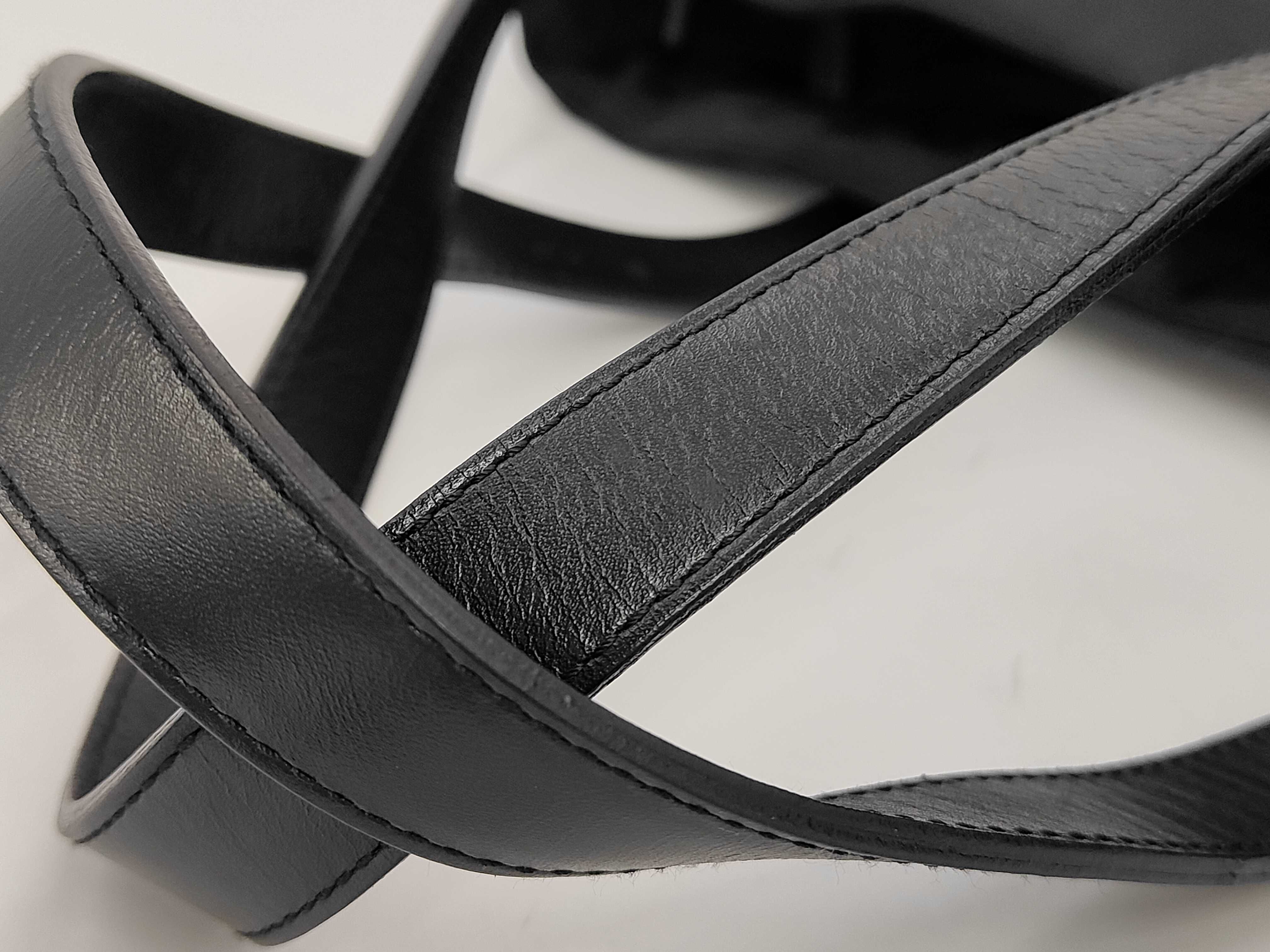 New Travel Line Nylon x Leather Tote Bag, Black with Silver Hardware — view 6