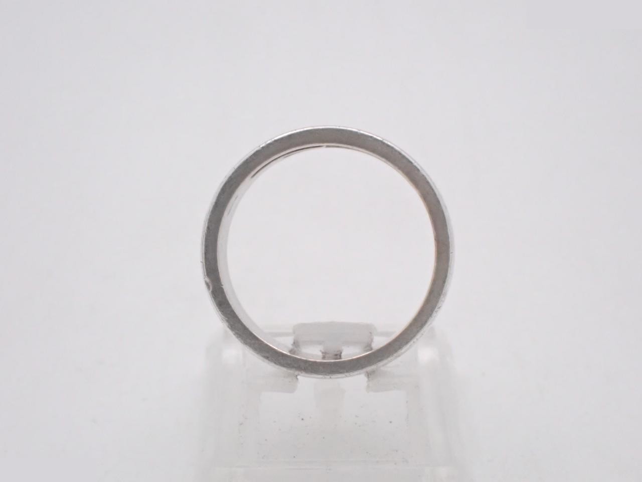 ring, 925 sterling silver, 7.9g, branded G, engraved 19, actual size #18 — view 3