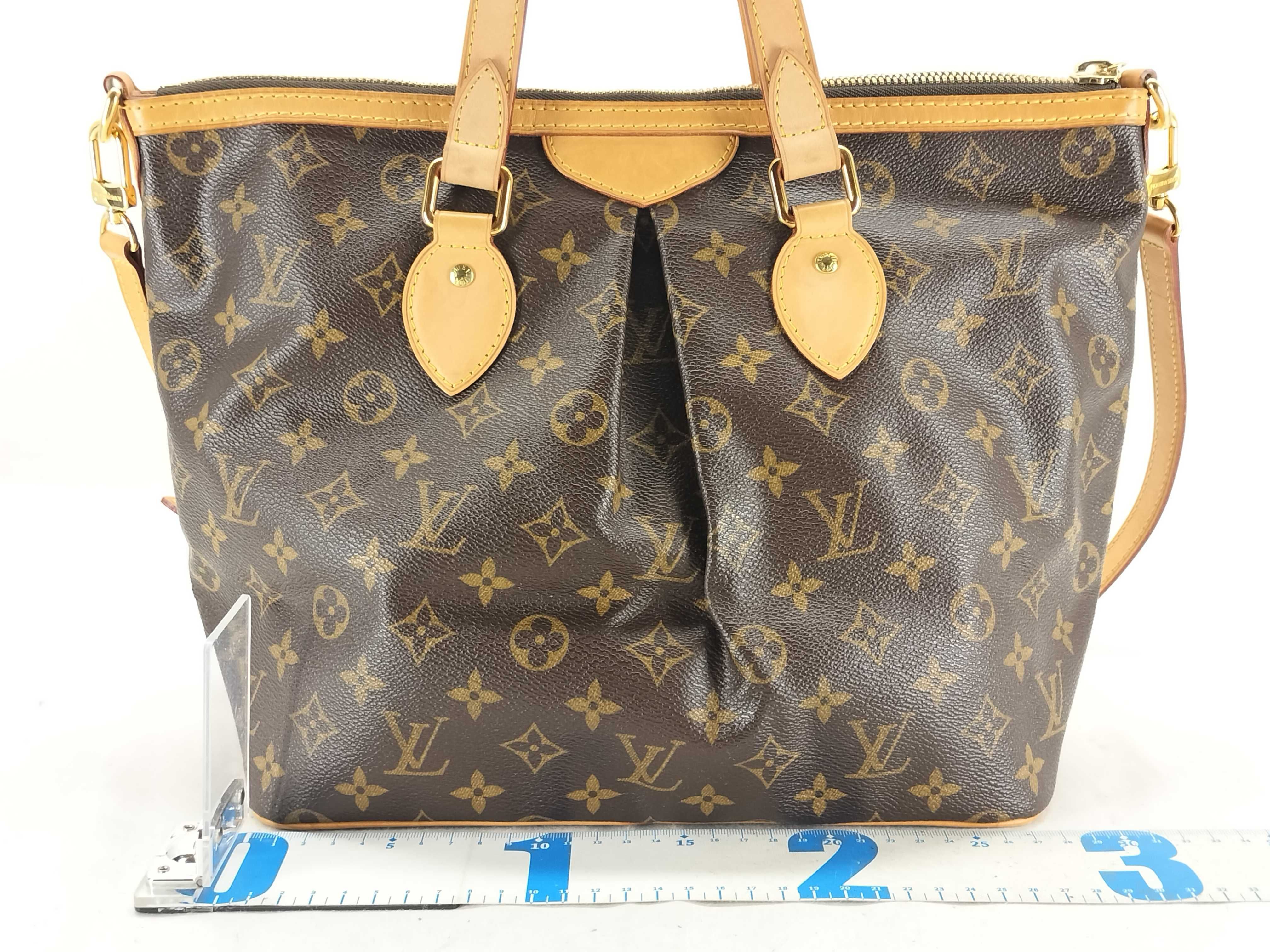 Monogram Louis Vuitton Palermo PM Handbag Monogram M40145 Tote Bag — view 2