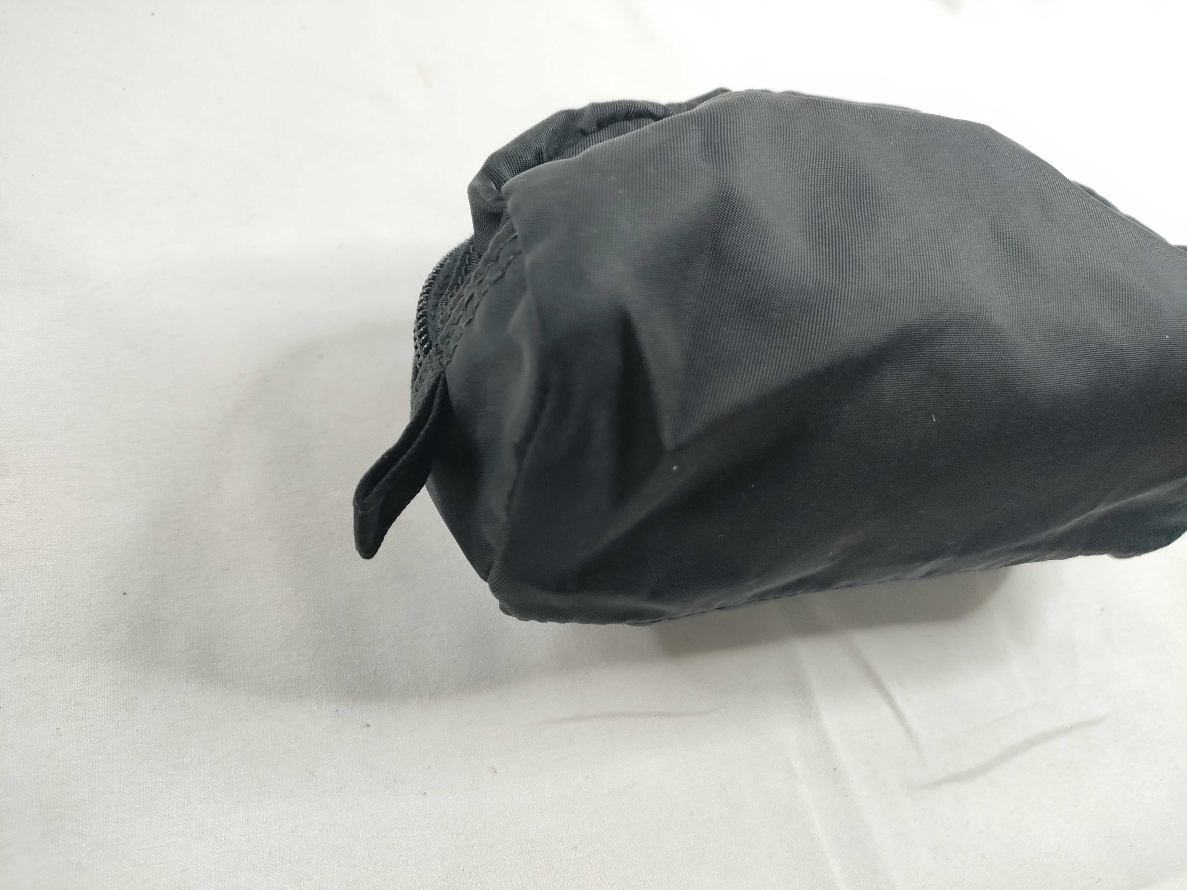 Nylon Prada Triangle Logo Nylon Pouch — view 3