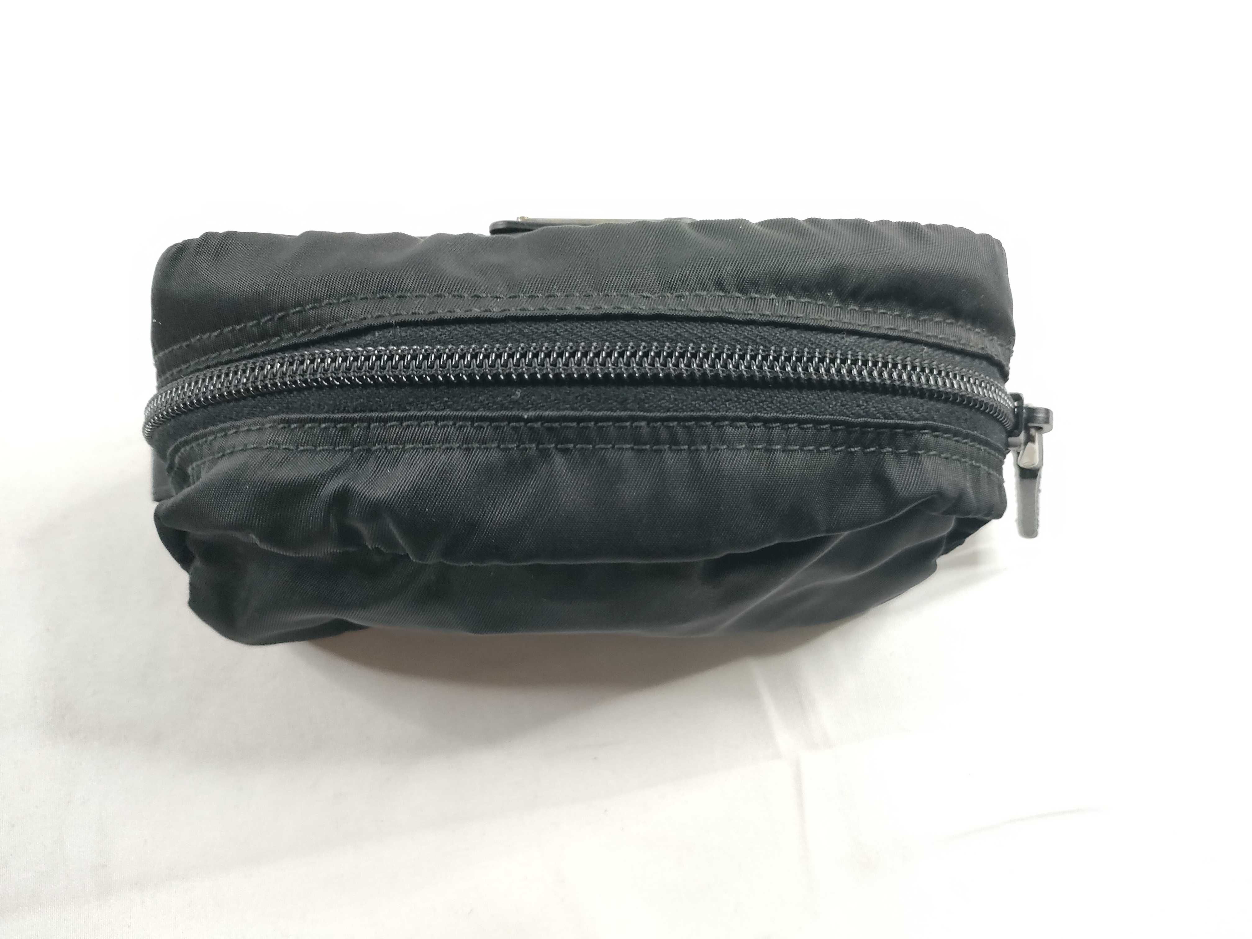 Nylon Prada Triangle Logo Nylon Pouch — view 6