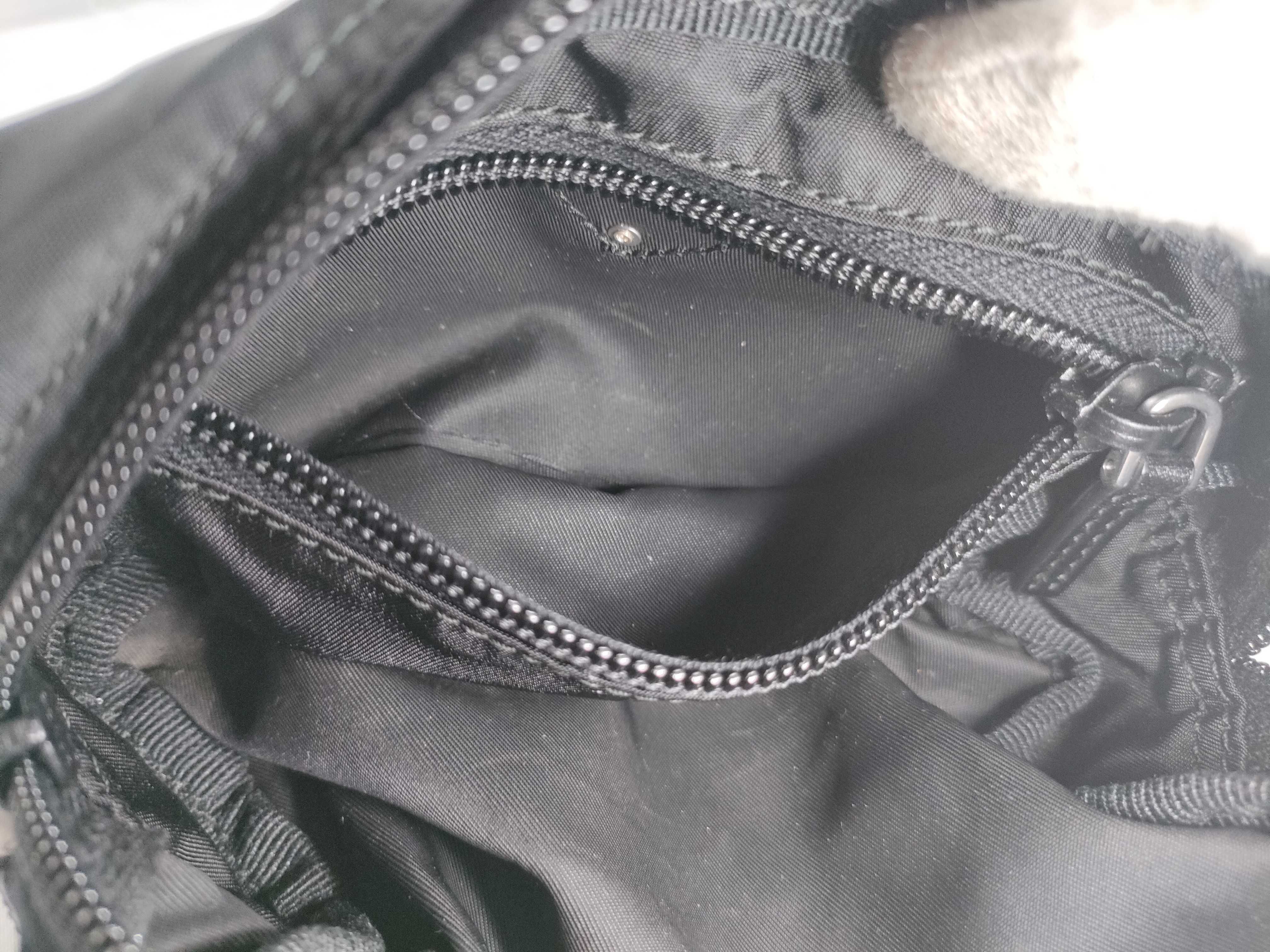 Nylon Prada Triangle Logo Nylon Pouch — view 9