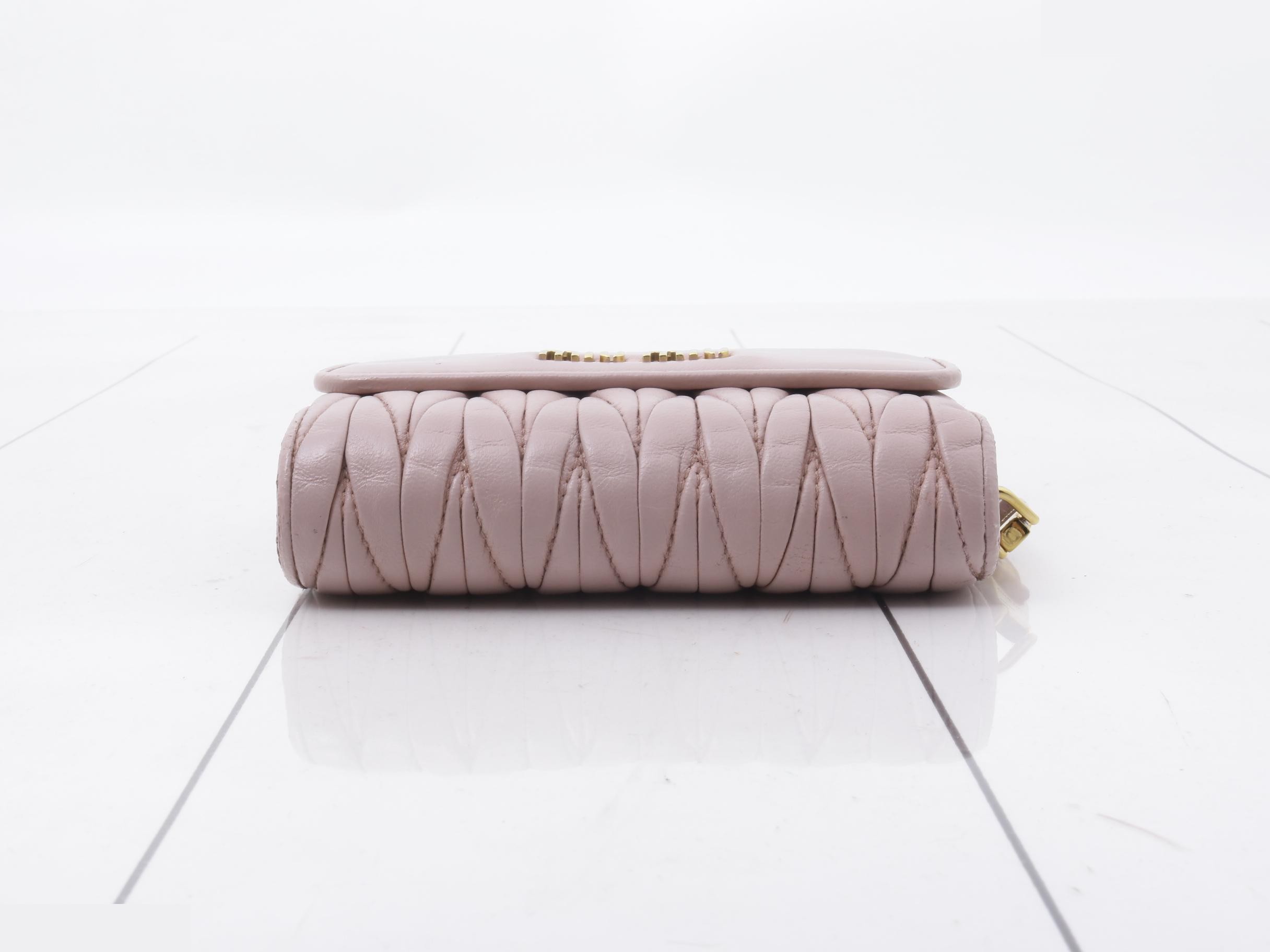 Matelassé Bi-fold Compact Wallet — view 3