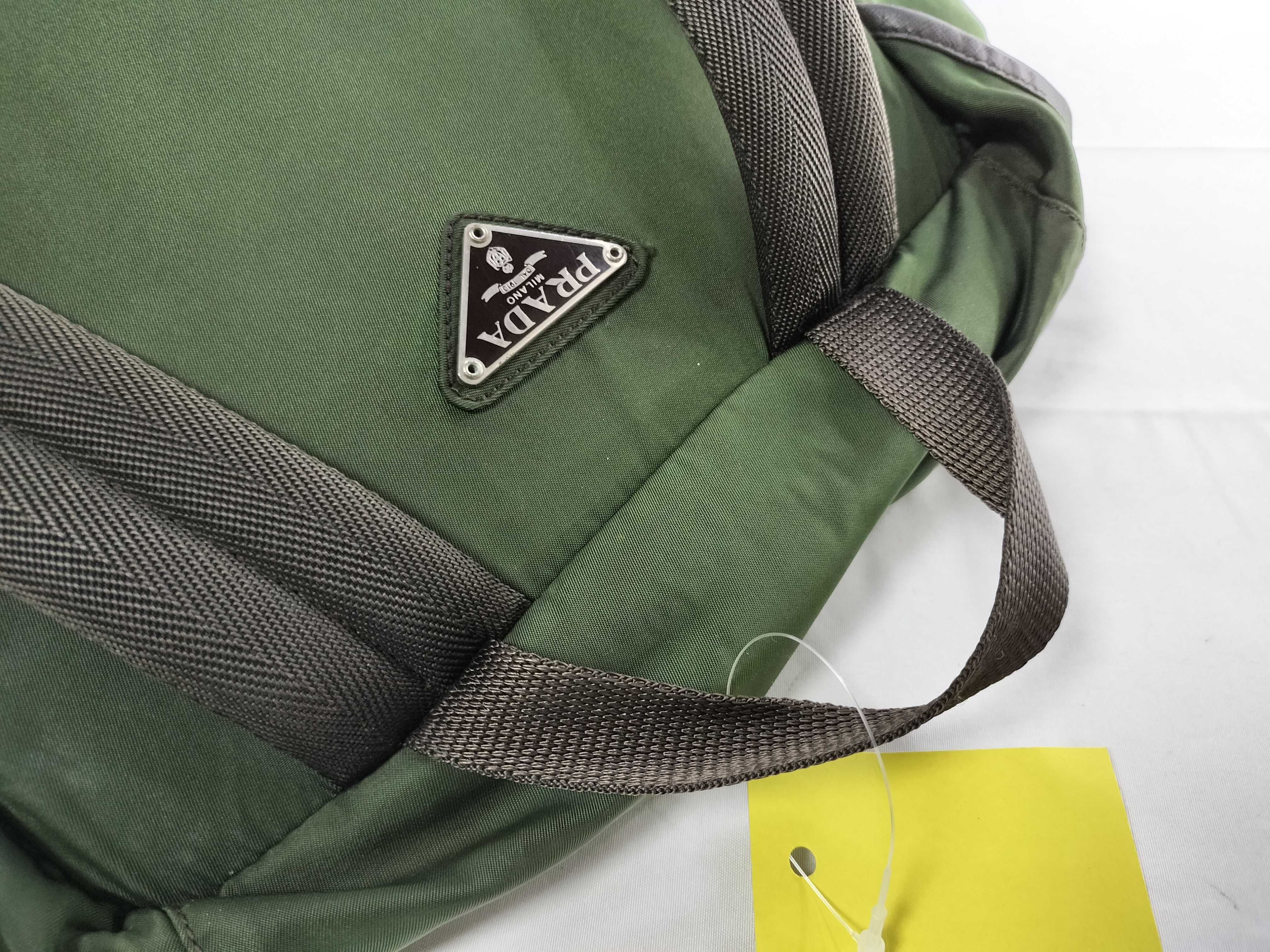 Nylon Backpack, Khaki — view 3
